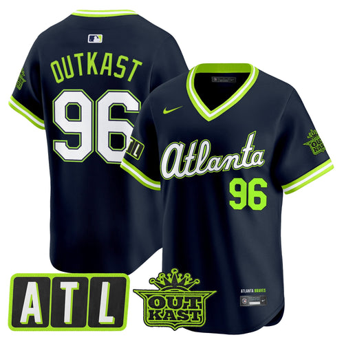 Men's Atlanta Braves 2026 City Connect x Outkast Vapor Premier Limited Jersey - All Stitched