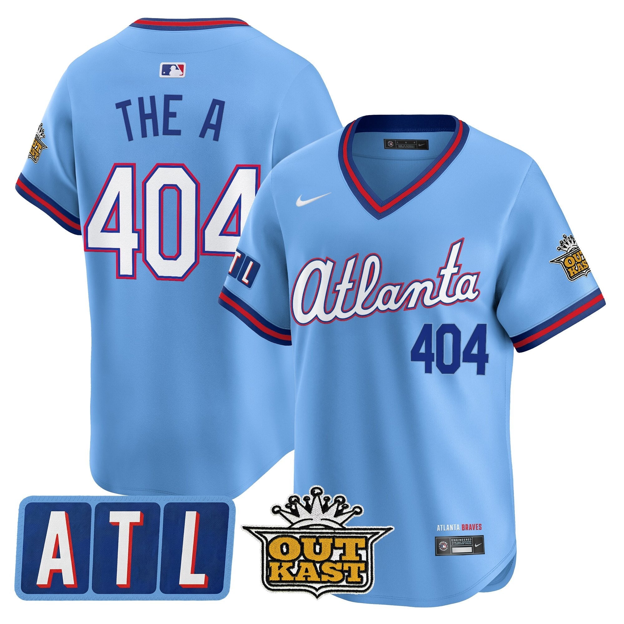 Men's Atlanta Braves 2026 City Connect x Outkast Vapor Premier Limited Jersey - All Stitched