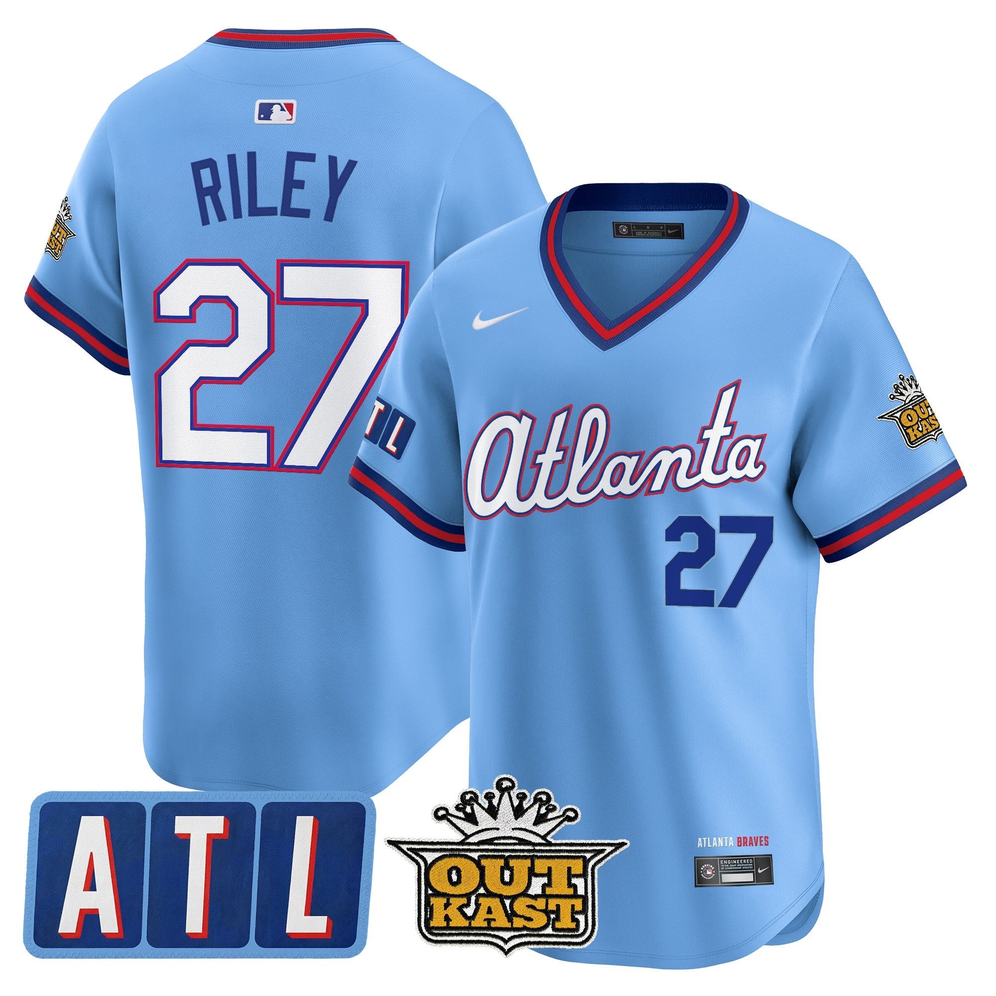 Men's Atlanta Braves 2026 City Connect x Outkast Vapor Premier Limited Jersey - All Stitched
