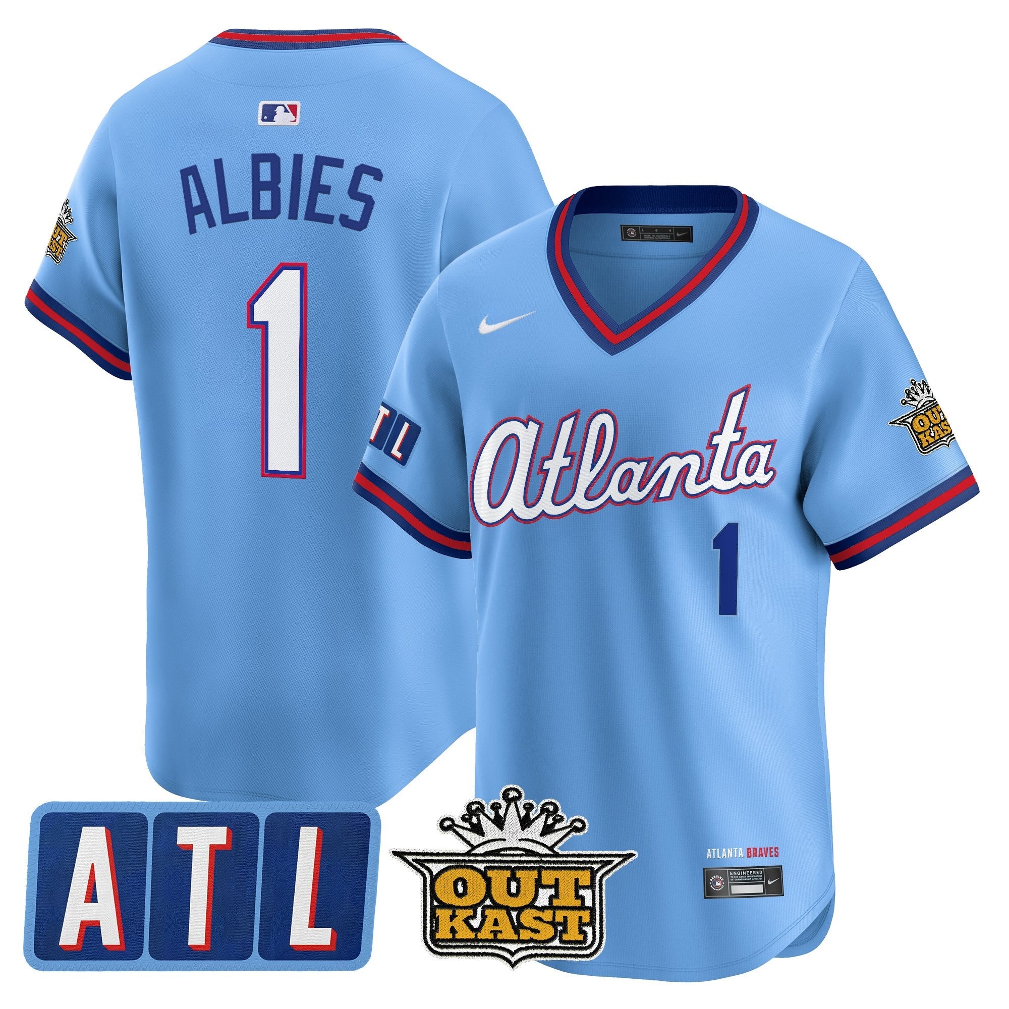 Men's Atlanta Braves 2026 City Connect x Outkast Vapor Premier Limited Jersey - All Stitched