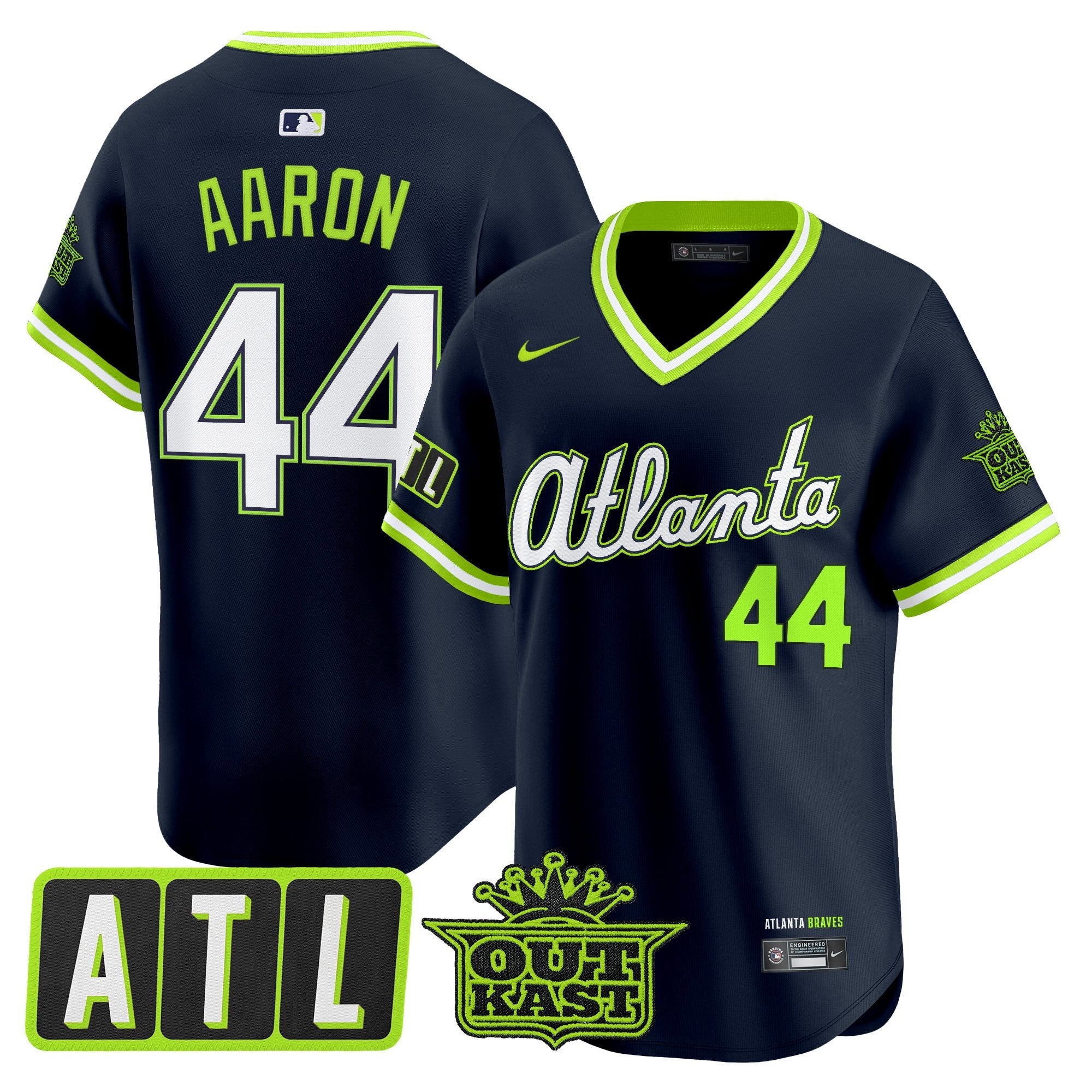 Men's Atlanta Braves 2026 City Connect x Outkast Vapor Premier Limited Jersey - All Stitched