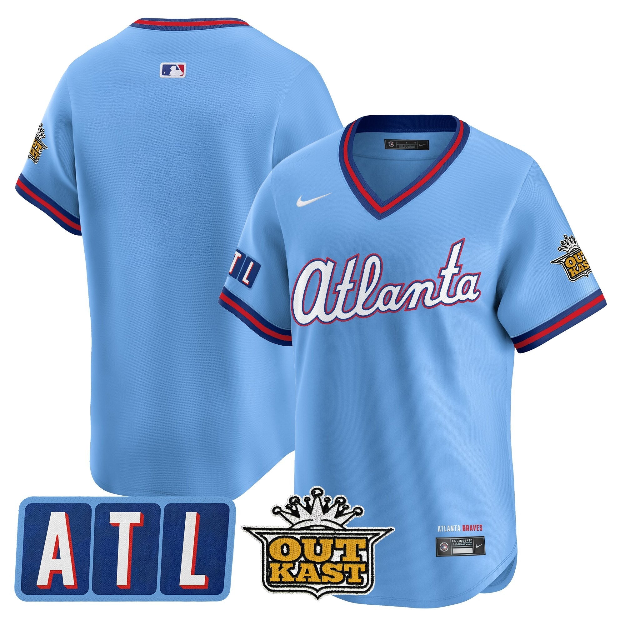 Men's Atlanta Braves 2026 City Connect x Outkast Vapor Premier Limited Jersey - All Stitched