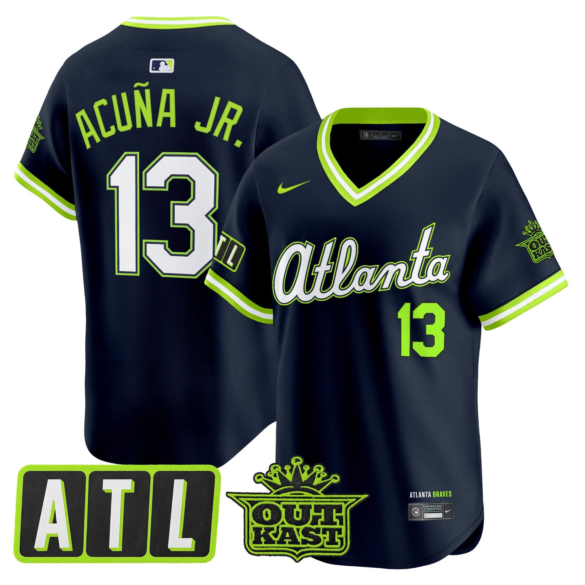Men's Atlanta Braves 2026 City Connect x Outkast Vapor Premier Limited Jersey - All Stitched