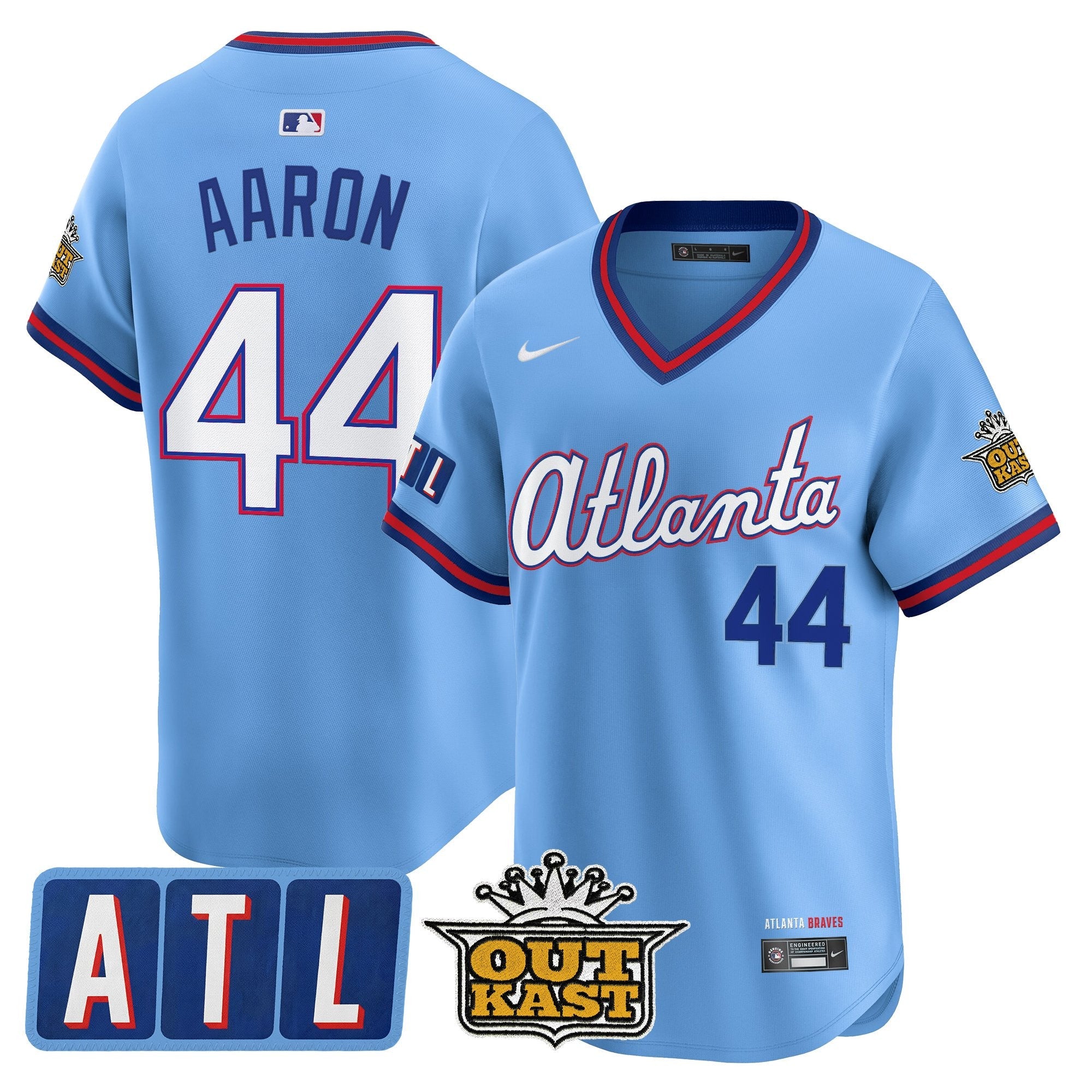 Men's Atlanta Braves 2026 City Connect x Outkast Vapor Premier Limited Jersey - All Stitched
