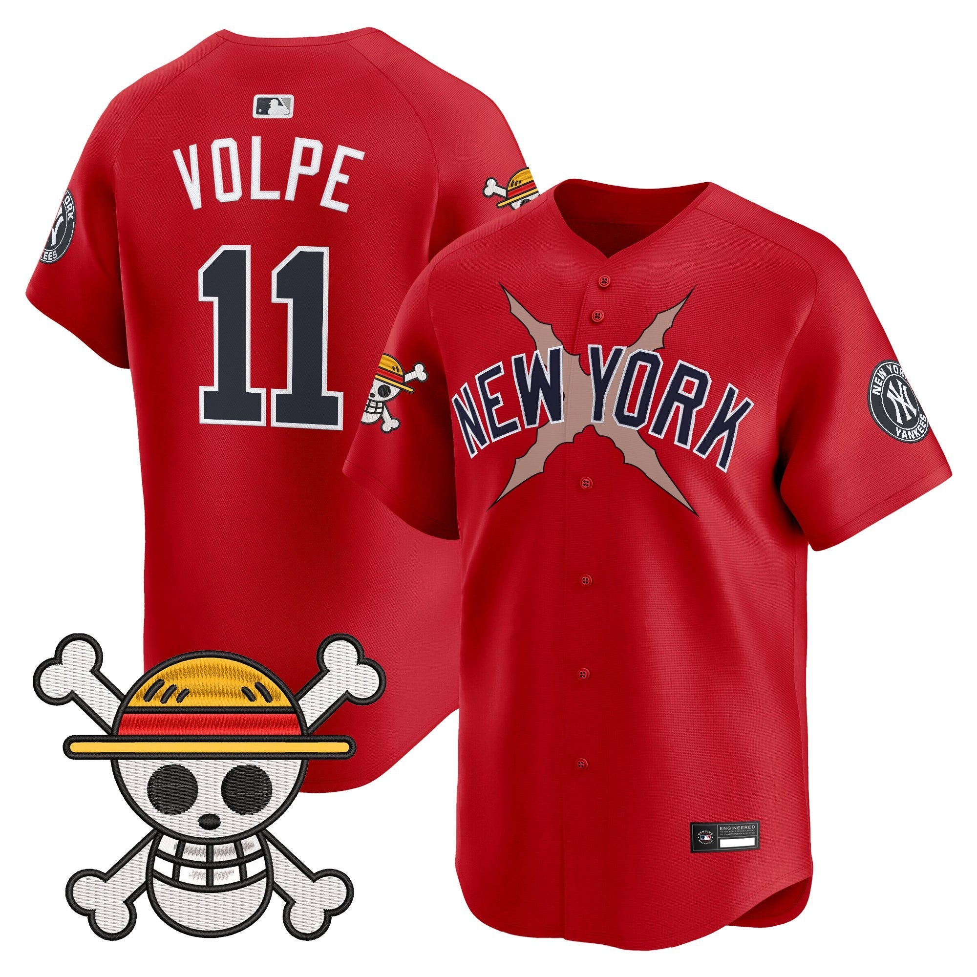 Men's New York Yankees x One Piece Vapor Premier Limited Jersey - Stitched