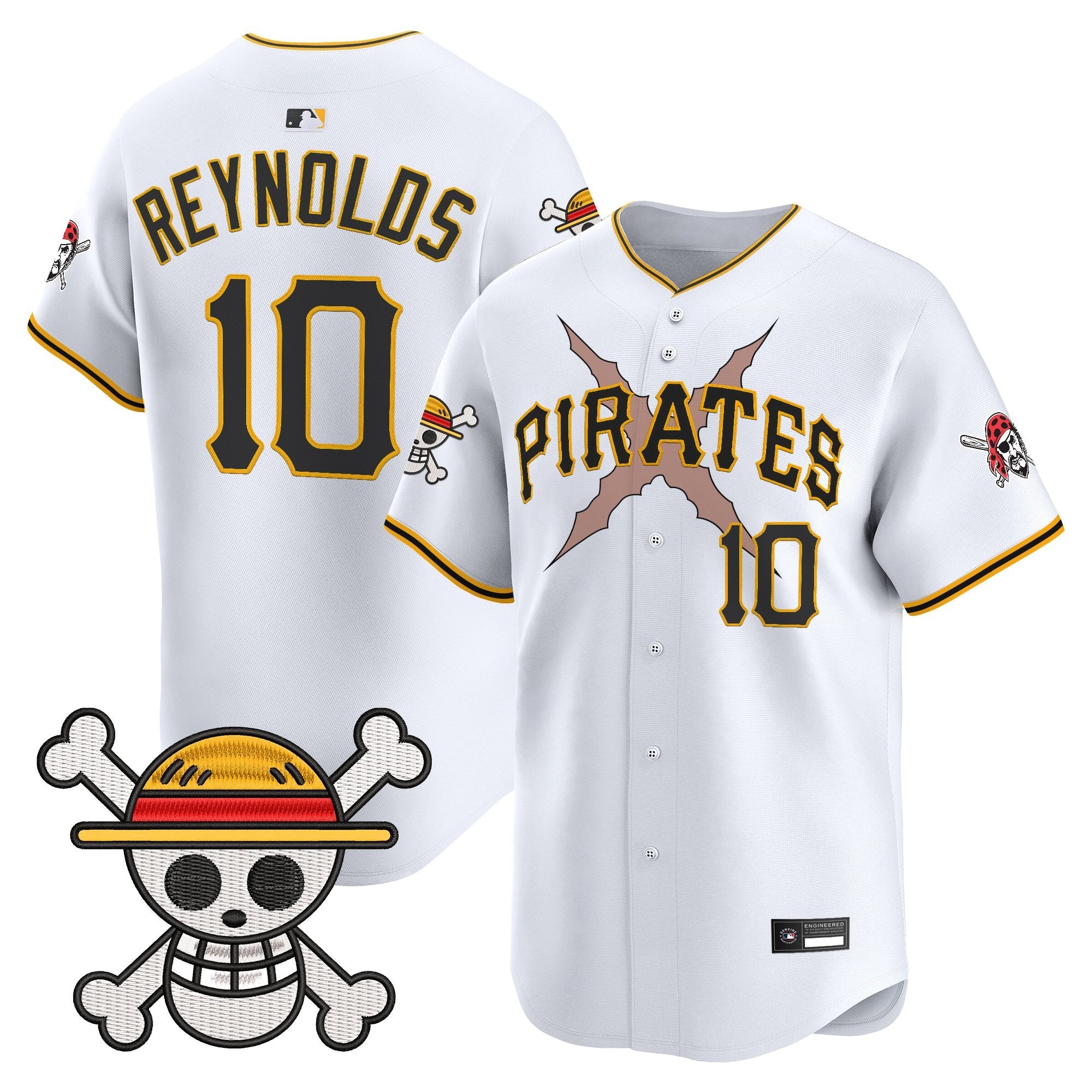 Men's Pittsburgh Pirates x One Piece Vapor Premier Limited Jersey - Stitched