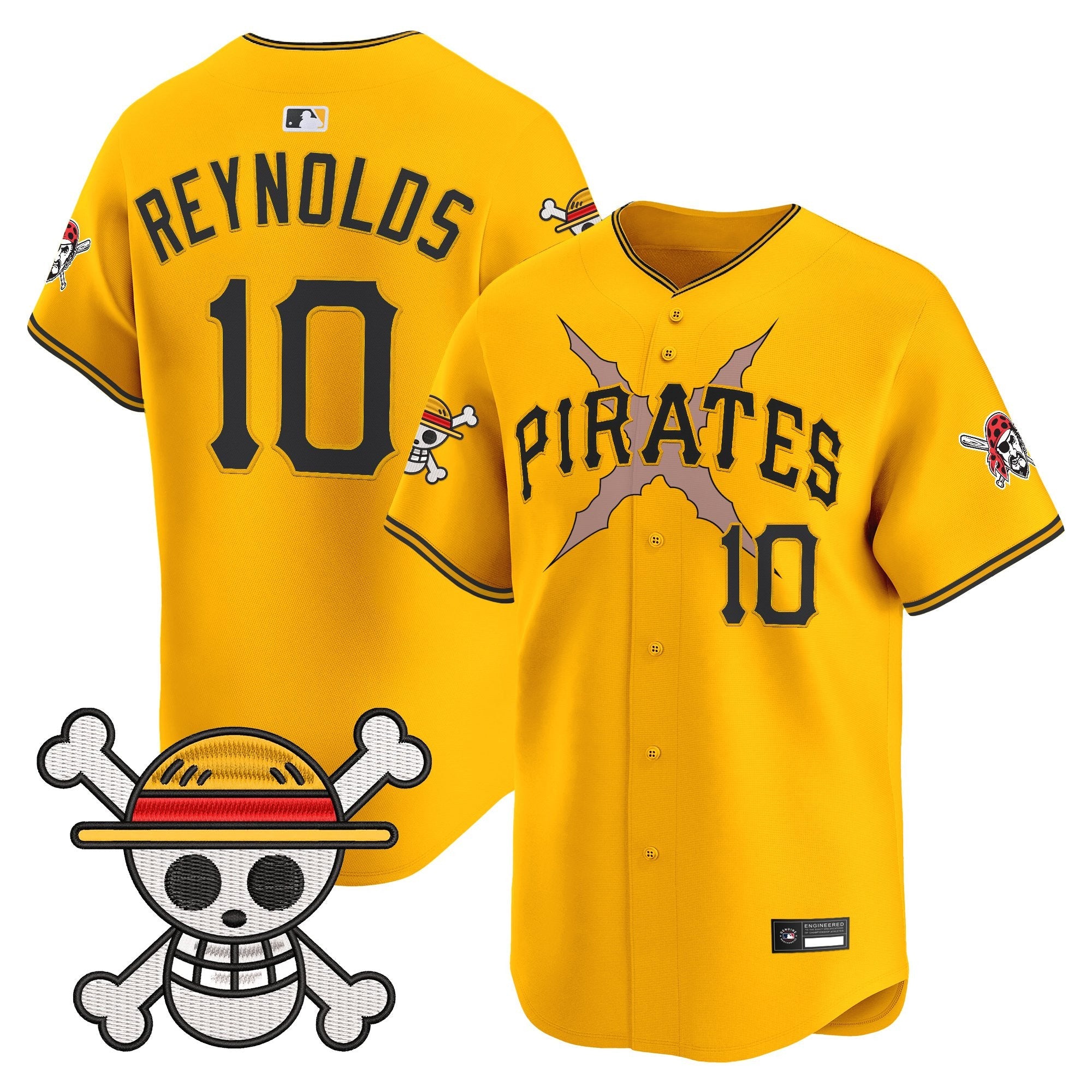 Men's Pittsburgh Pirates x One Piece Vapor Premier Limited Jersey - Stitched