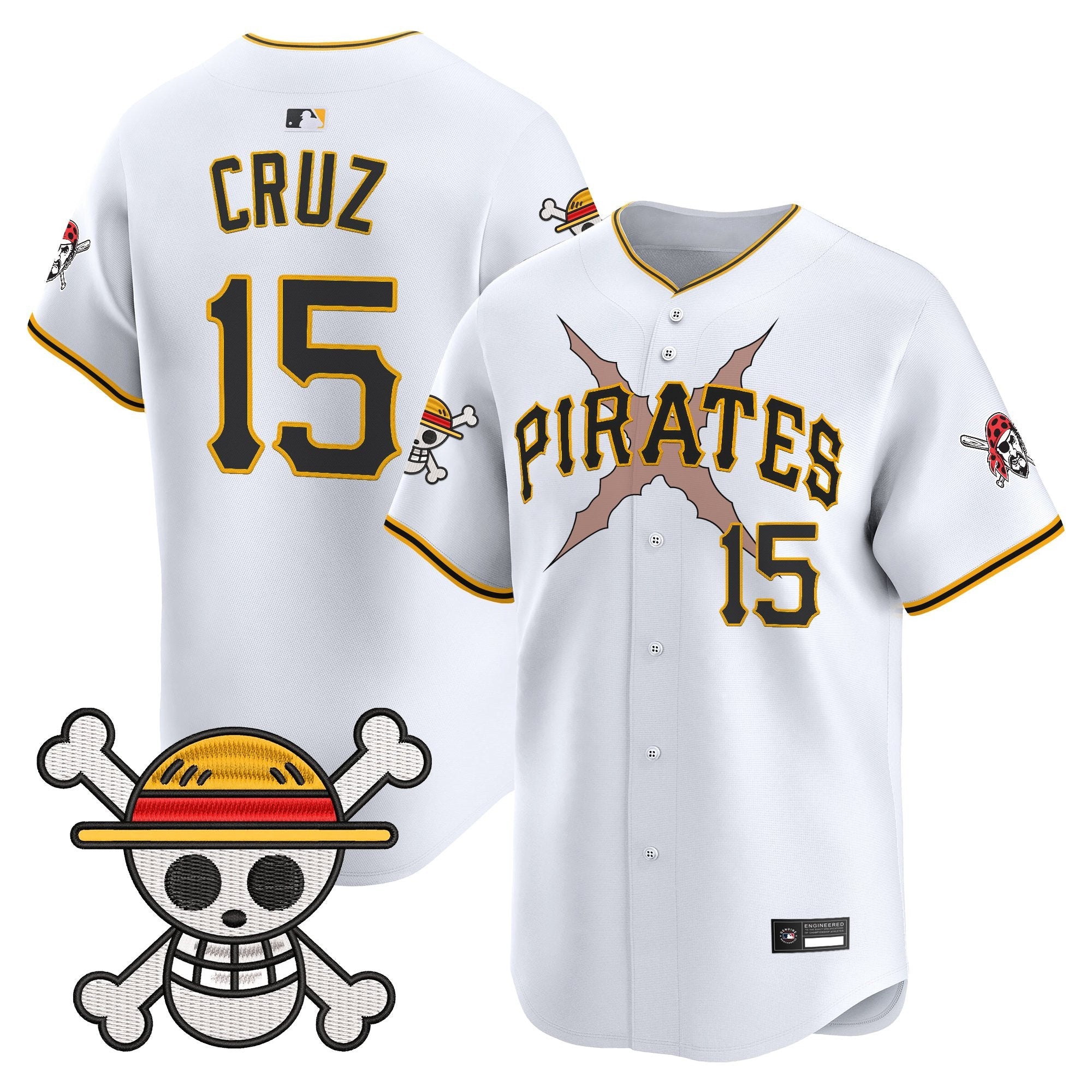 Men's Pittsburgh Pirates x One Piece Vapor Premier Limited Jersey - Stitched