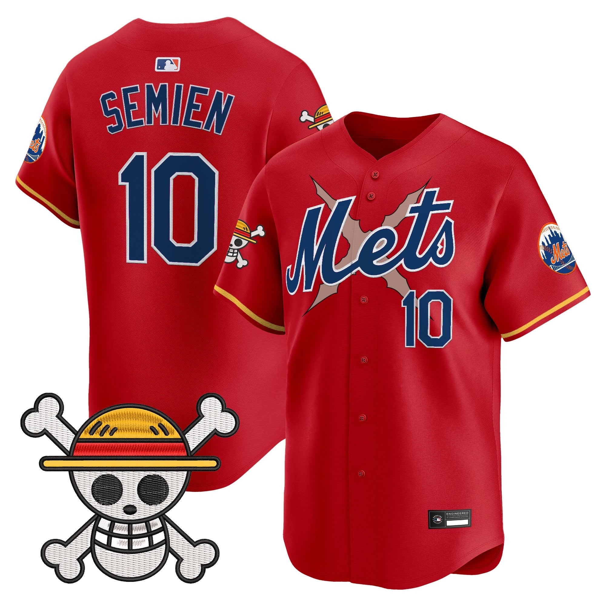 Men's New York Mets x One Piece Vapor Premier Limited Jersey - Stitched