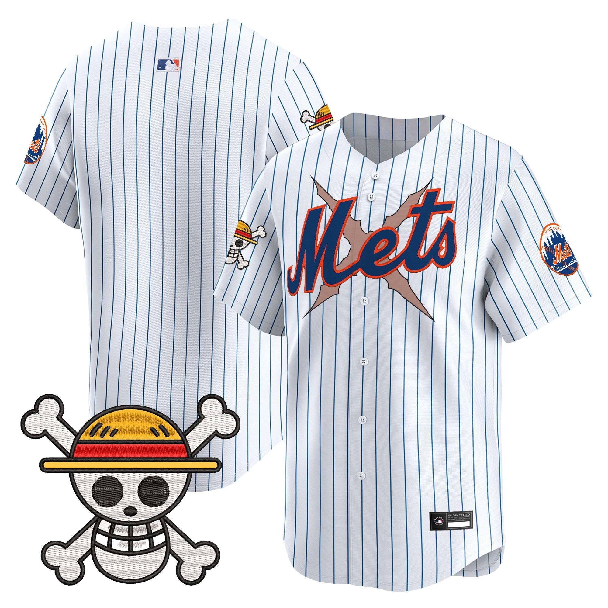 Men's New York Mets x One Piece Vapor Premier Limited Jersey - Stitched
