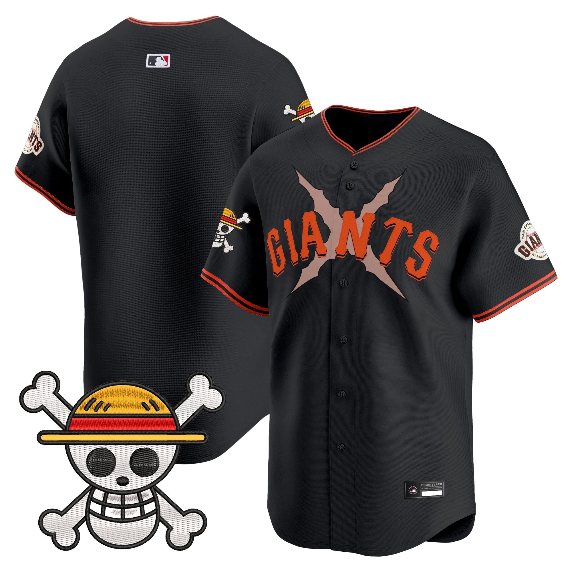 Men's San Francisco Giants x One Piece Vapor Premier Limited Jersey - Stitched