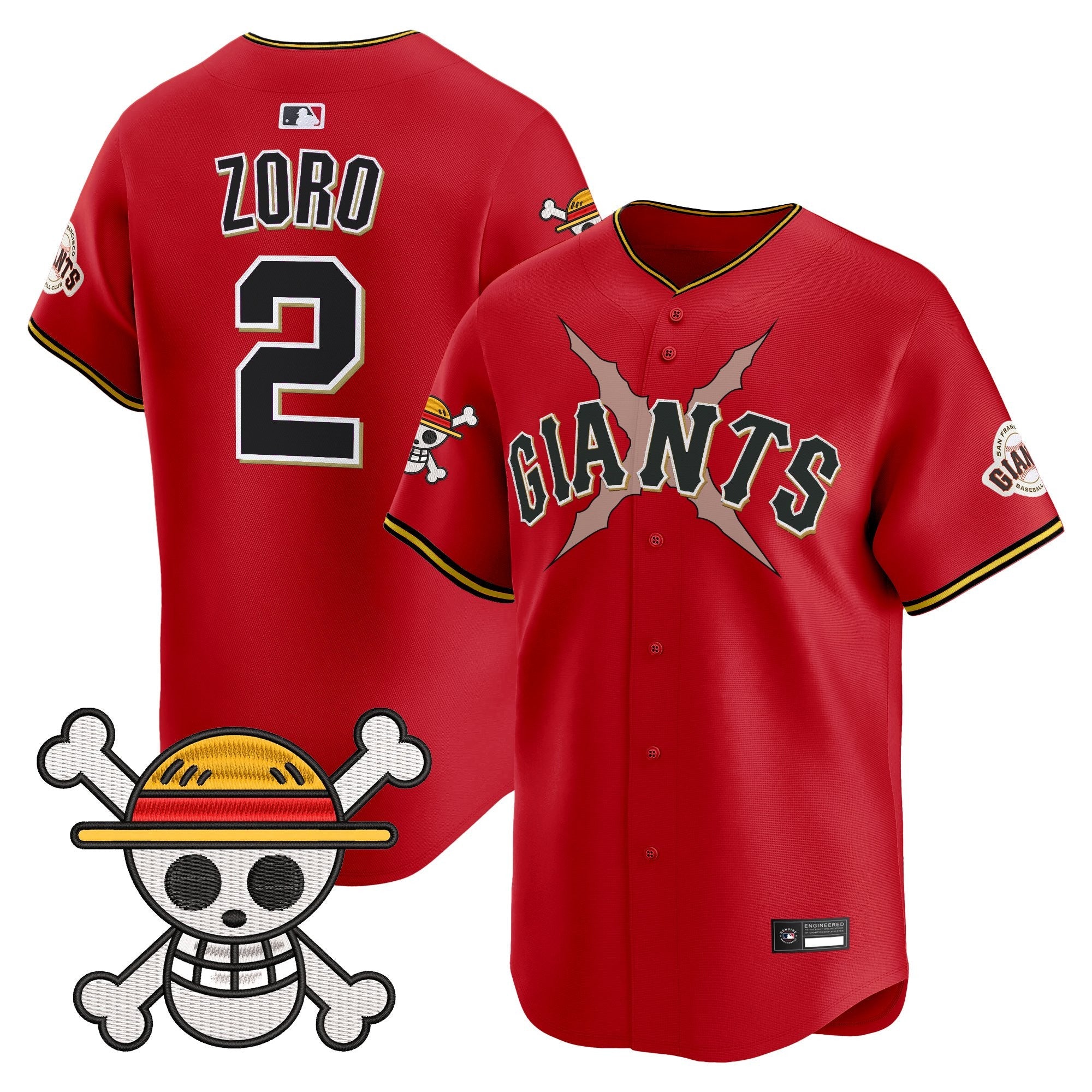 Men's San Francisco Giants x One Piece Vapor Premier Limited Jersey - Stitched