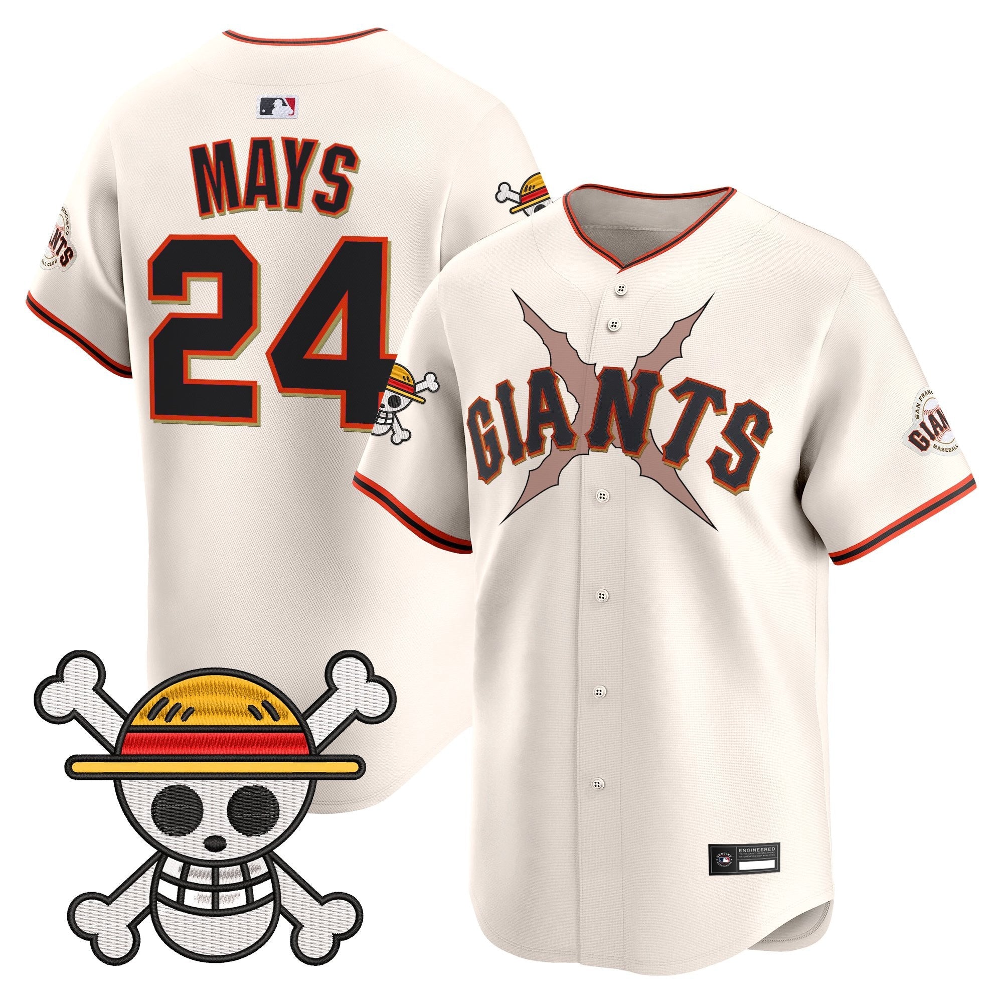 Men's San Francisco Giants x One Piece Vapor Premier Limited Jersey - Stitched