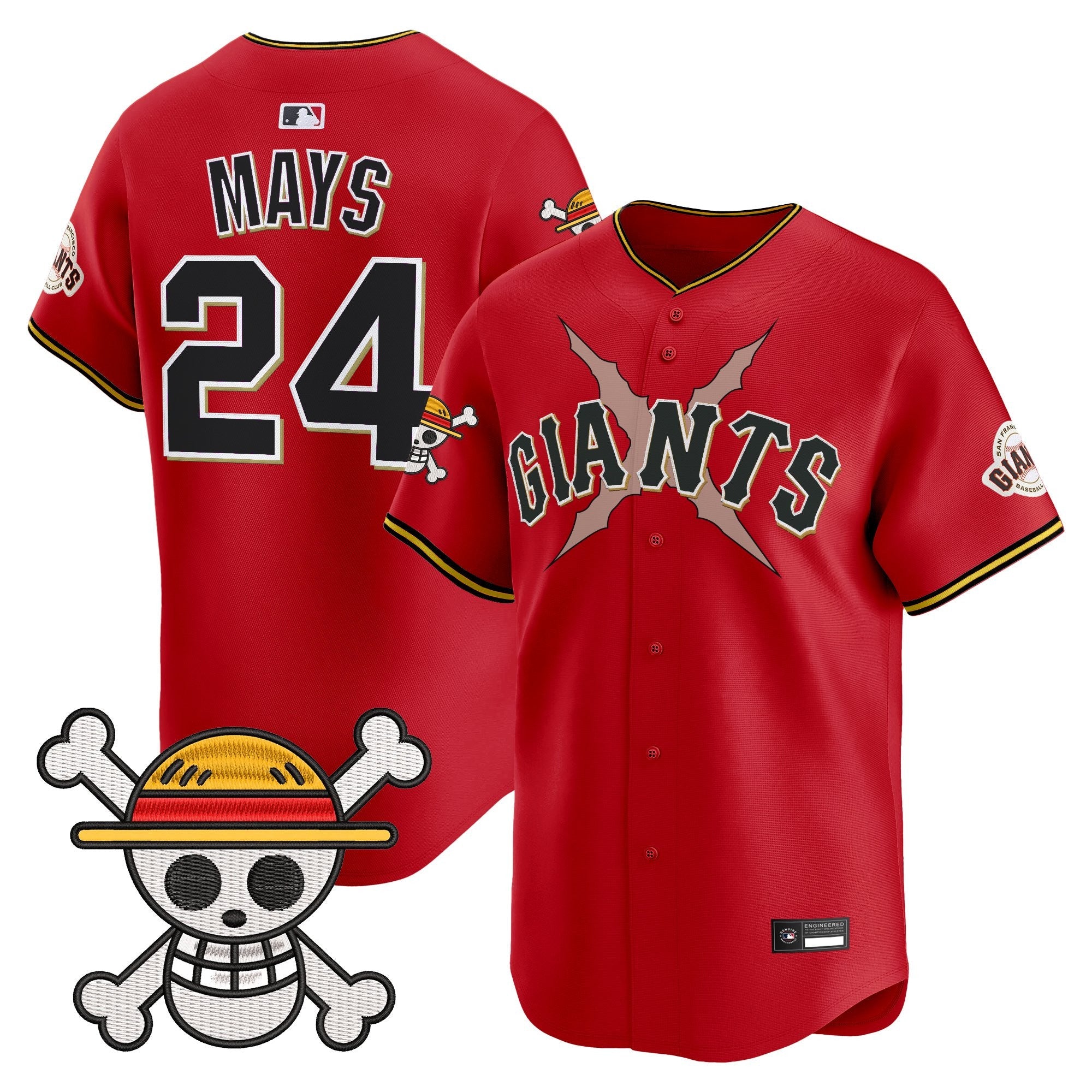 Men's San Francisco Giants x One Piece Vapor Premier Limited Jersey - Stitched