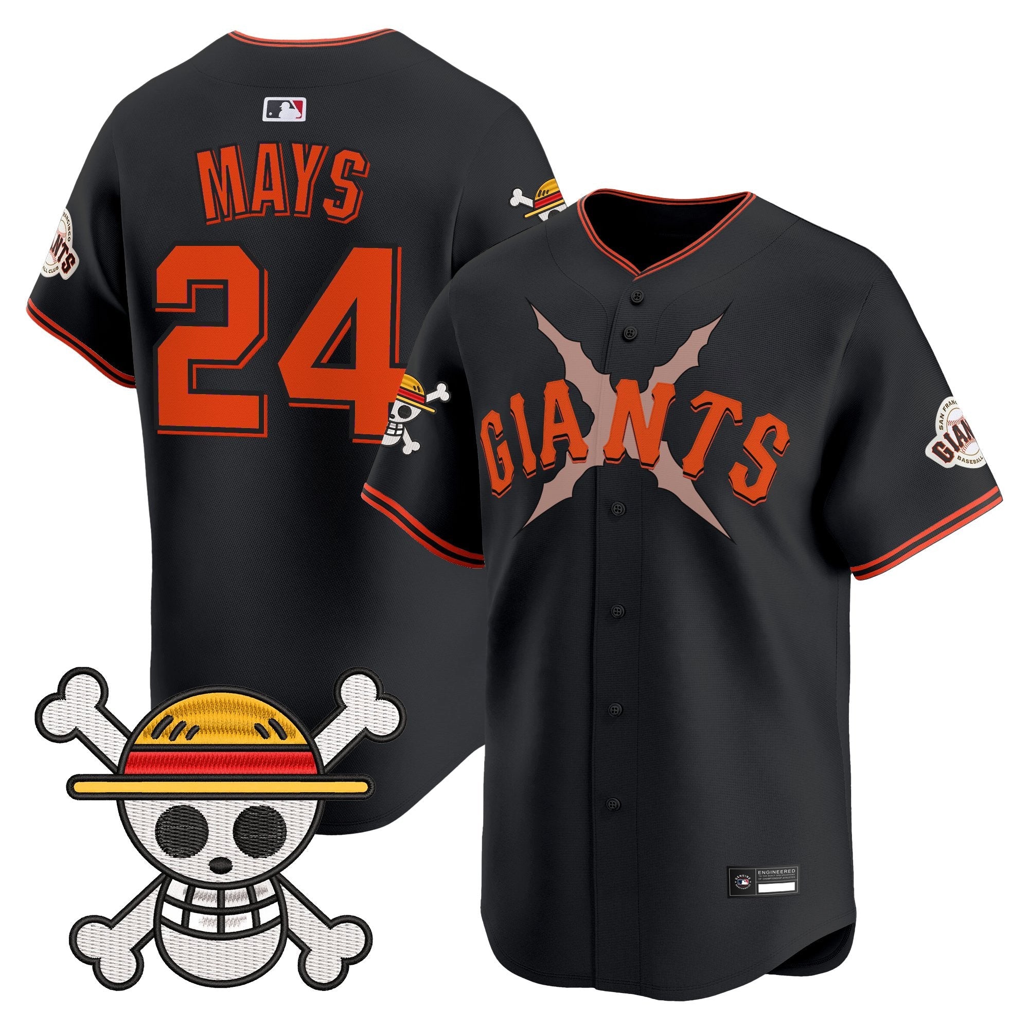Men's San Francisco Giants x One Piece Vapor Premier Limited Jersey - Stitched