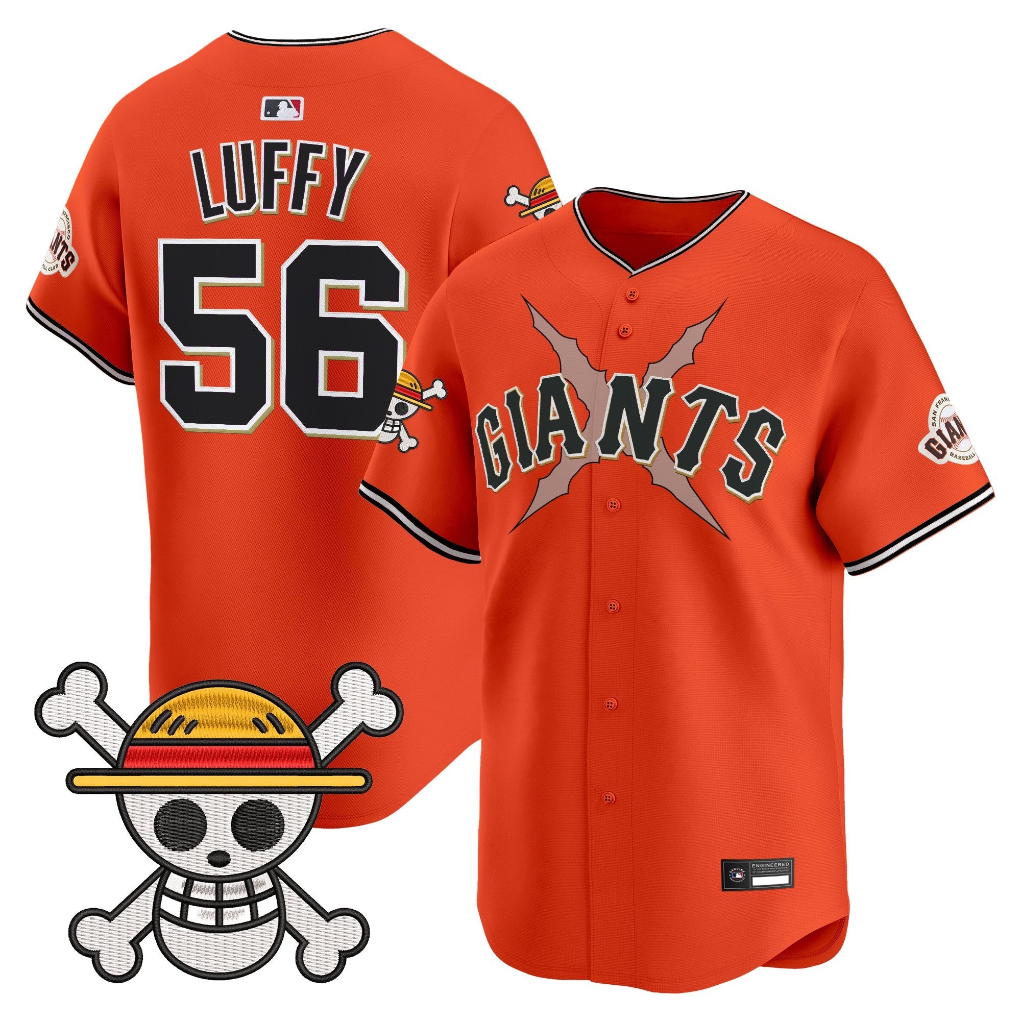 Men's San Francisco Giants x One Piece Vapor Premier Limited Jersey - Stitched