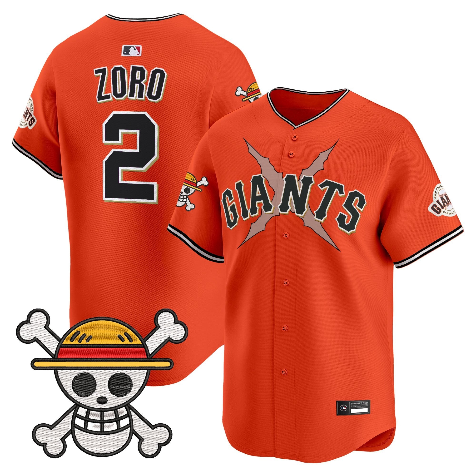Men's San Francisco Giants x One Piece Vapor Premier Limited Jersey - Stitched
