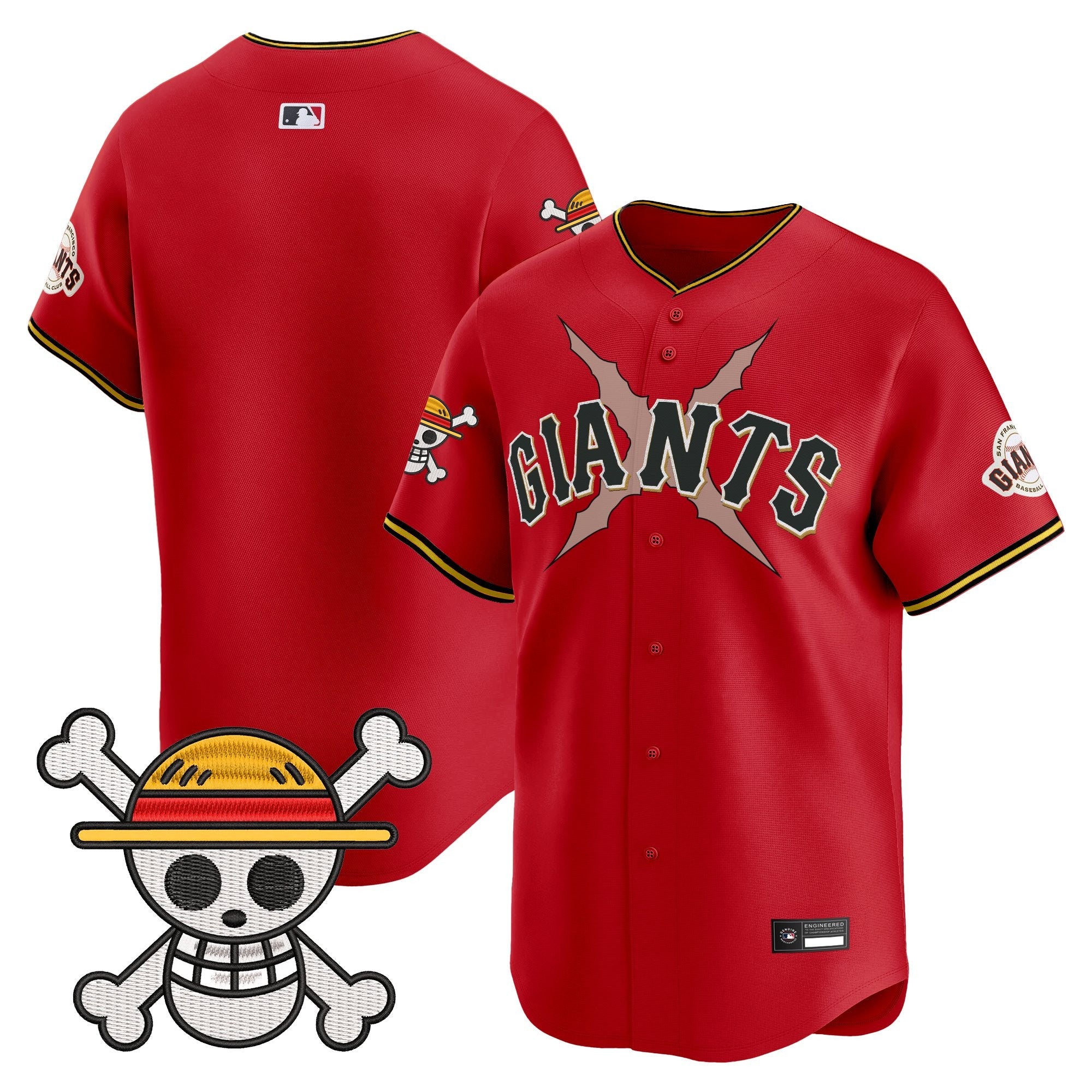 Men's San Francisco Giants x One Piece Vapor Premier Limited Jersey - Stitched