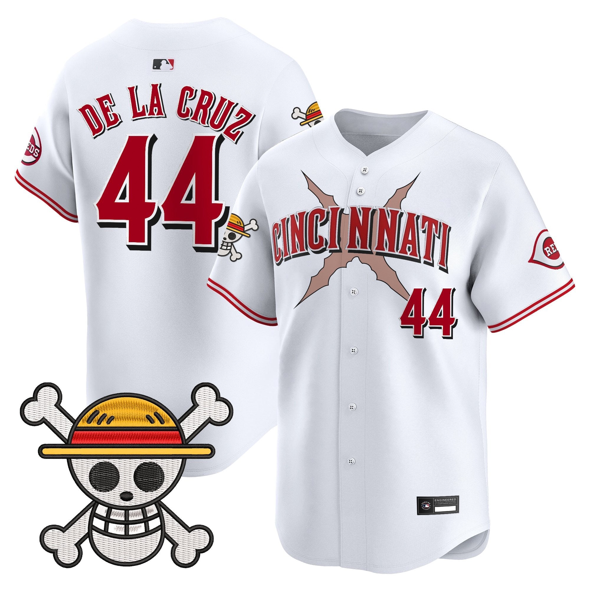 Men's Cincinnati Reds x One Piece Vapor Premier Limited Jersey - Stitched