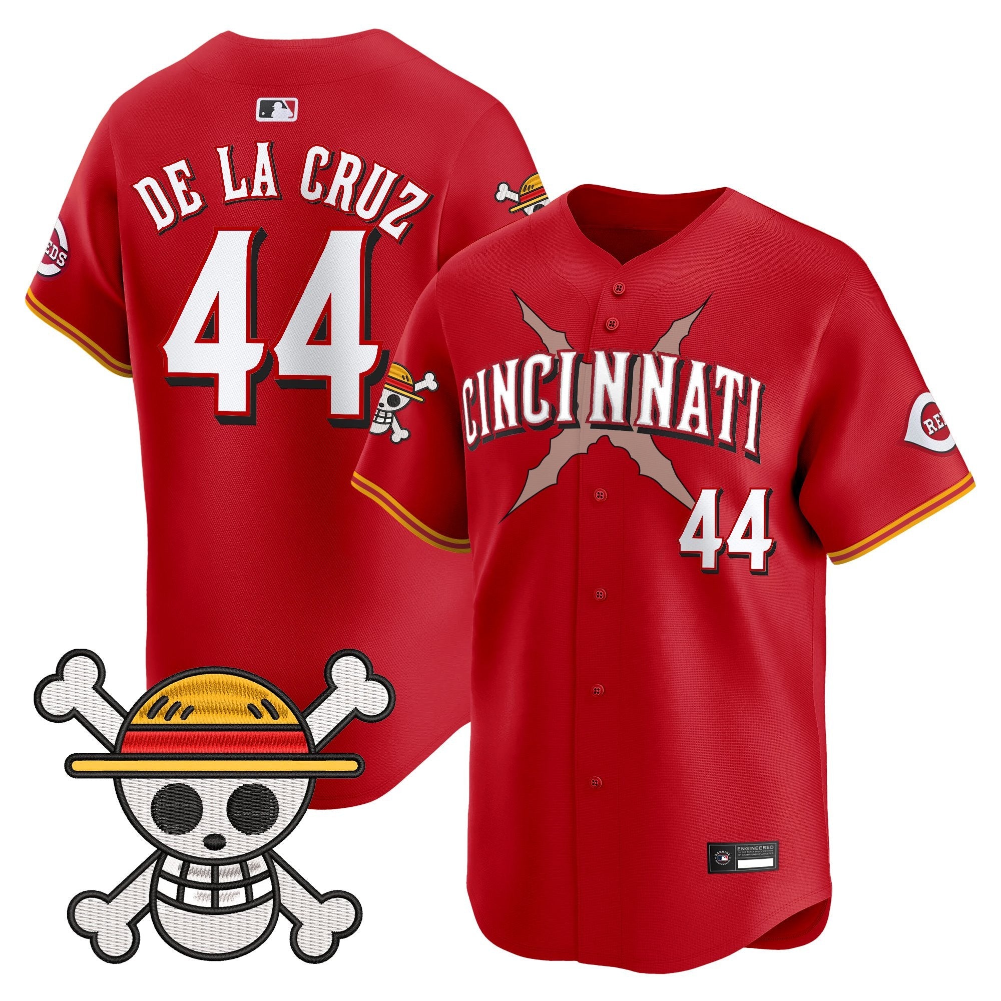 Men's Cincinnati Reds x One Piece Vapor Premier Limited Jersey - Stitched