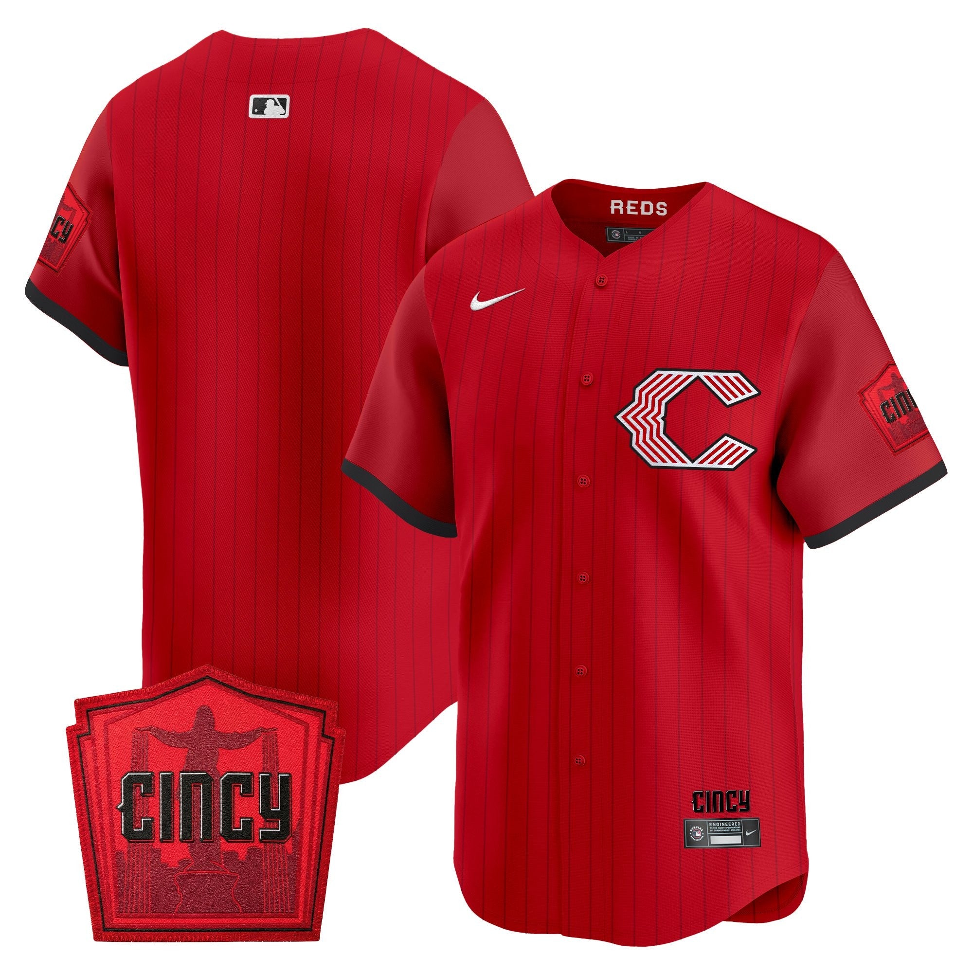 Cincinnati Reds 2026 City Connect Vapor Premier Limited Jersey - All Stitched