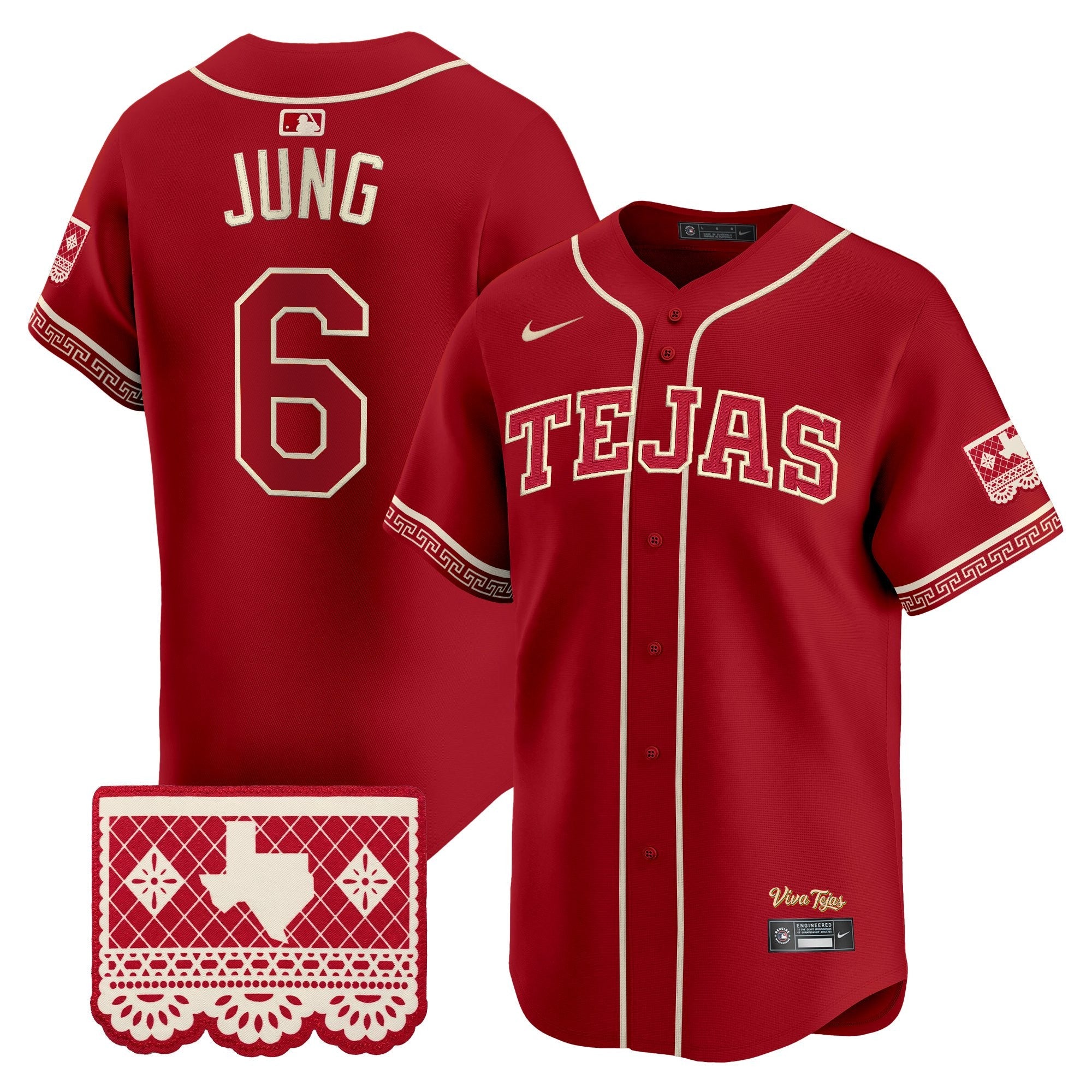 Men's Texas Rangers 2026 City Connect Vapor Premier Limited Jersey - All Stitched