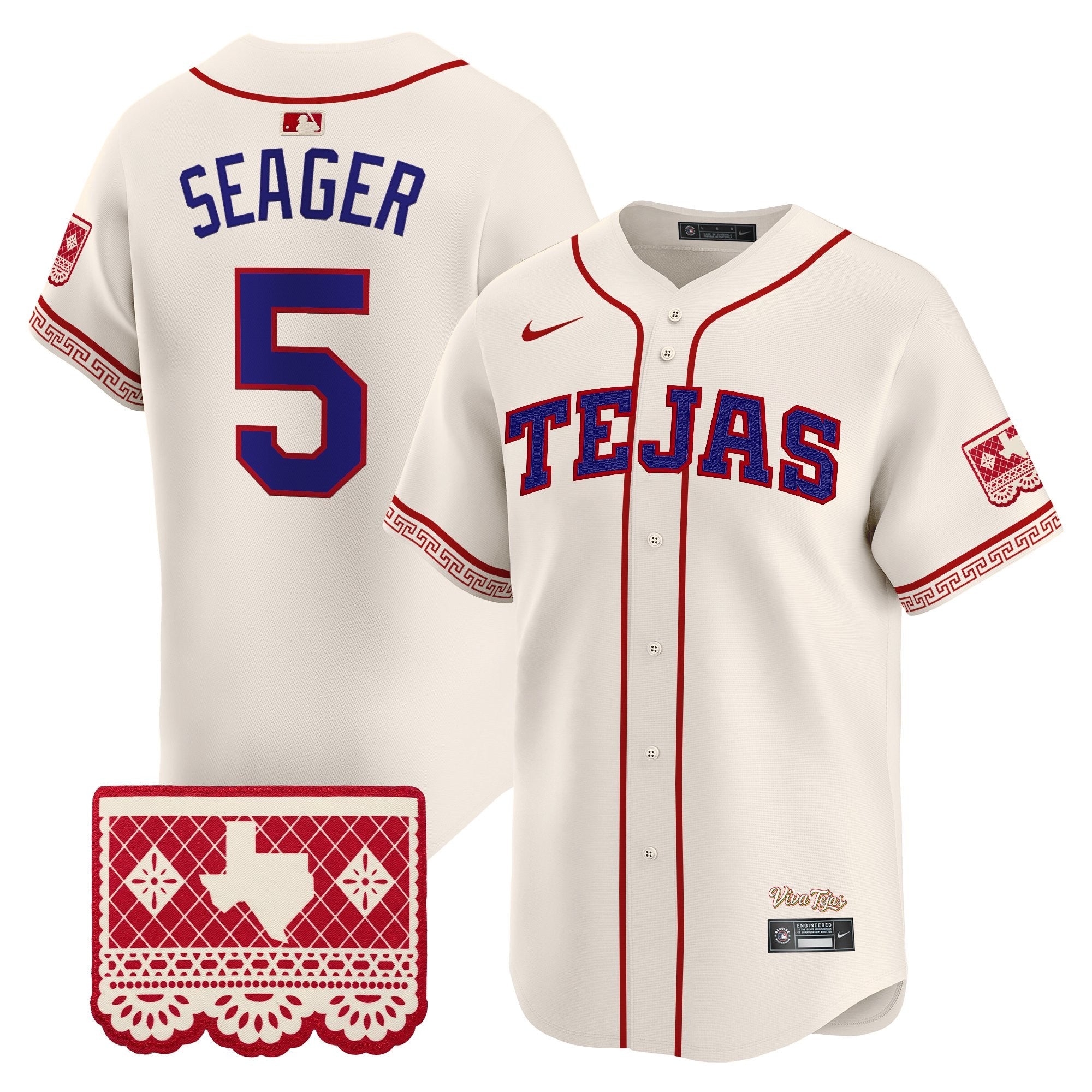 Men's Texas Rangers 2026 City Connect Vapor Premier Limited Jersey - All Stitched