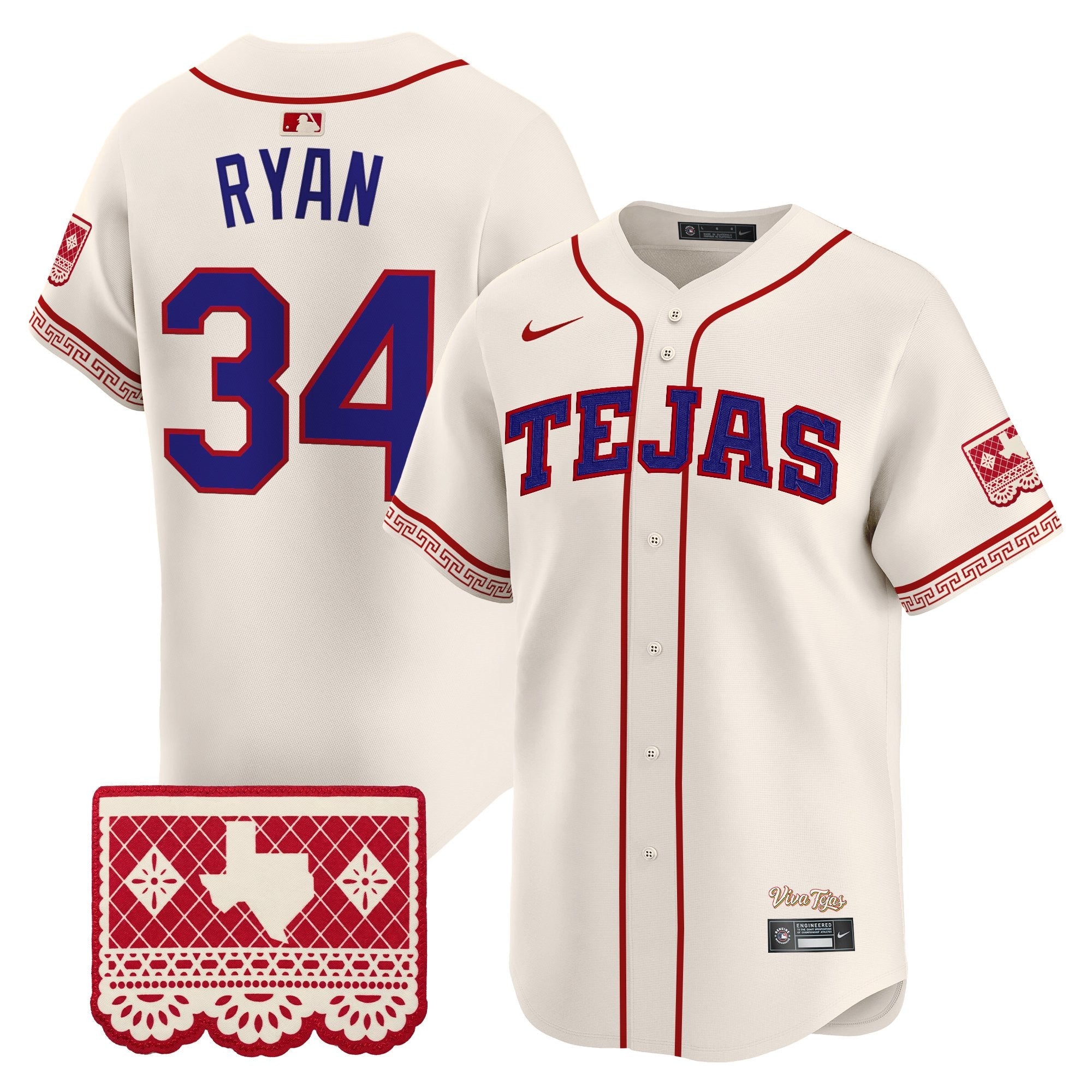 Men's Texas Rangers 2026 City Connect Vapor Premier Limited Jersey - All Stitched