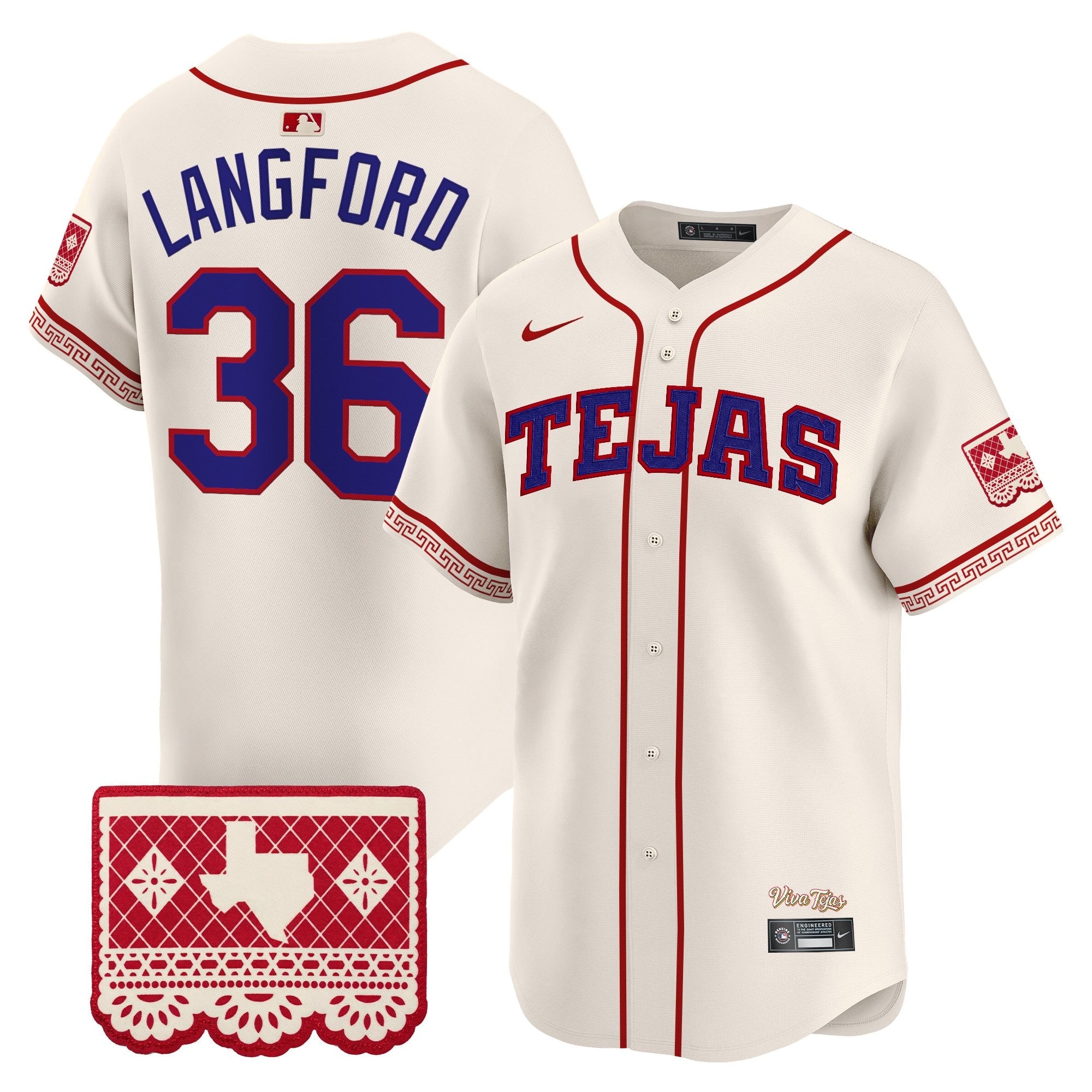 Men's Texas Rangers 2026 City Connect Vapor Premier Limited Jersey - All Stitched