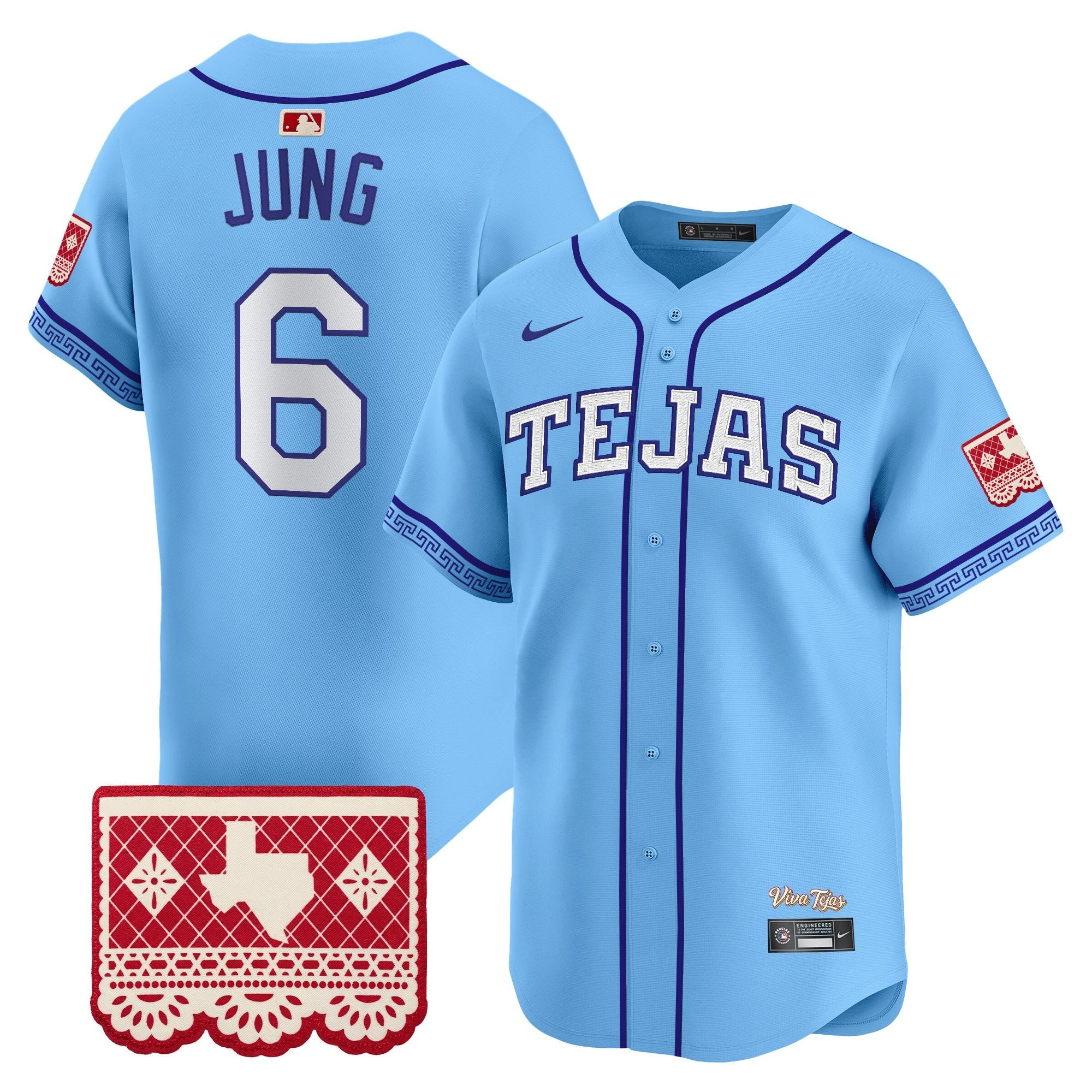Men's Texas Rangers 2026 City Connect Vapor Premier Limited Jersey - All Stitched