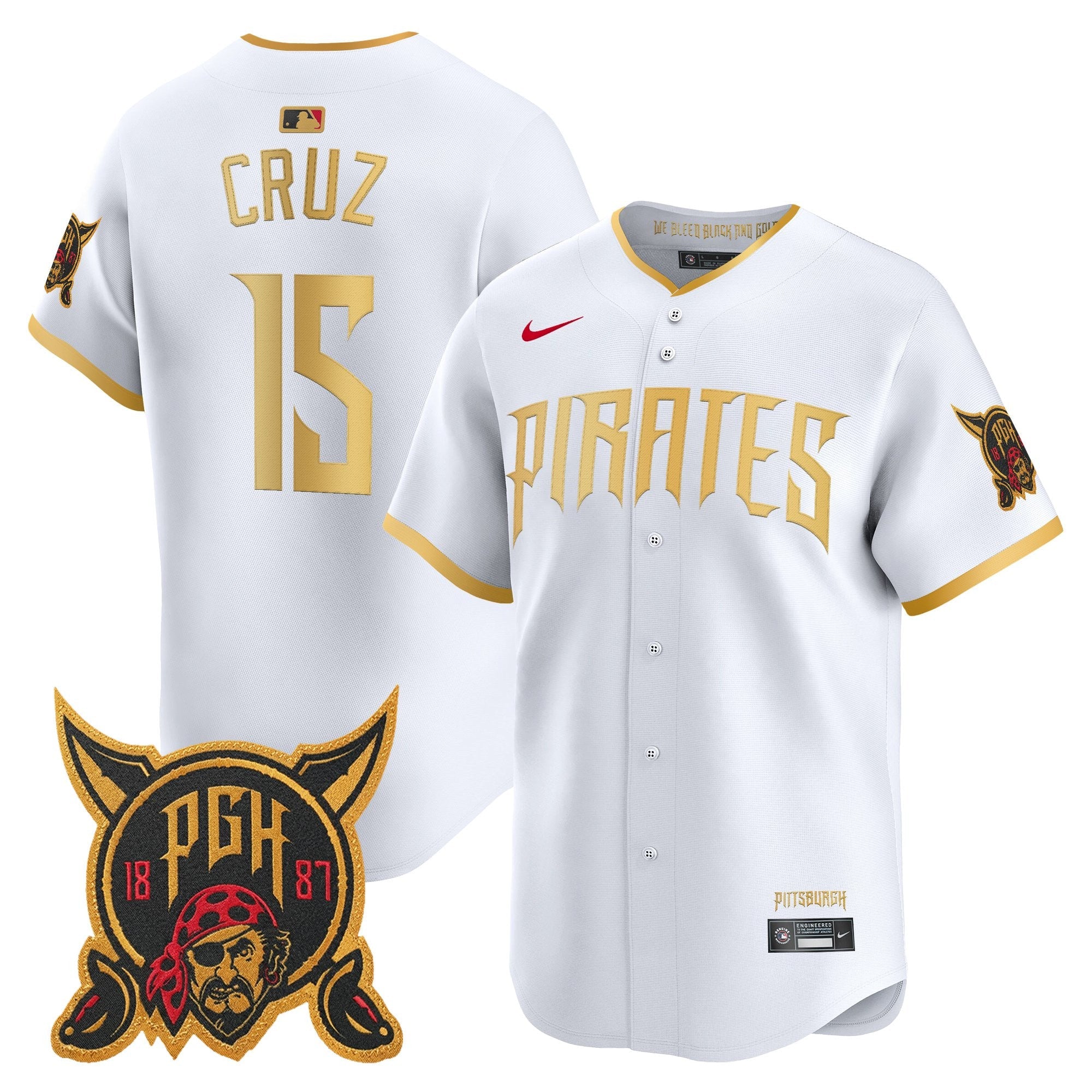 Men's Pittsburgh Pirates 2026 City Connect Vapor Premier Limited Jersey - All Stitched