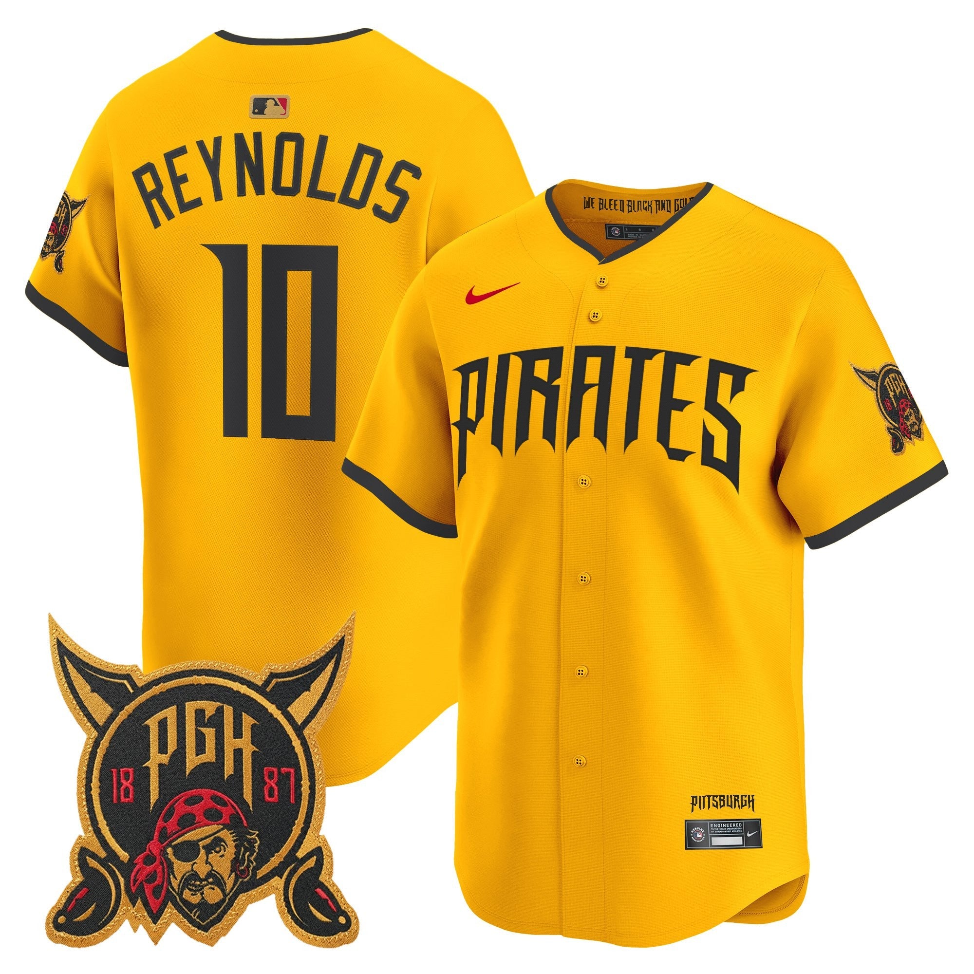 Men's Pittsburgh Pirates 2026 City Connect Vapor Premier Limited Jersey - All Stitched