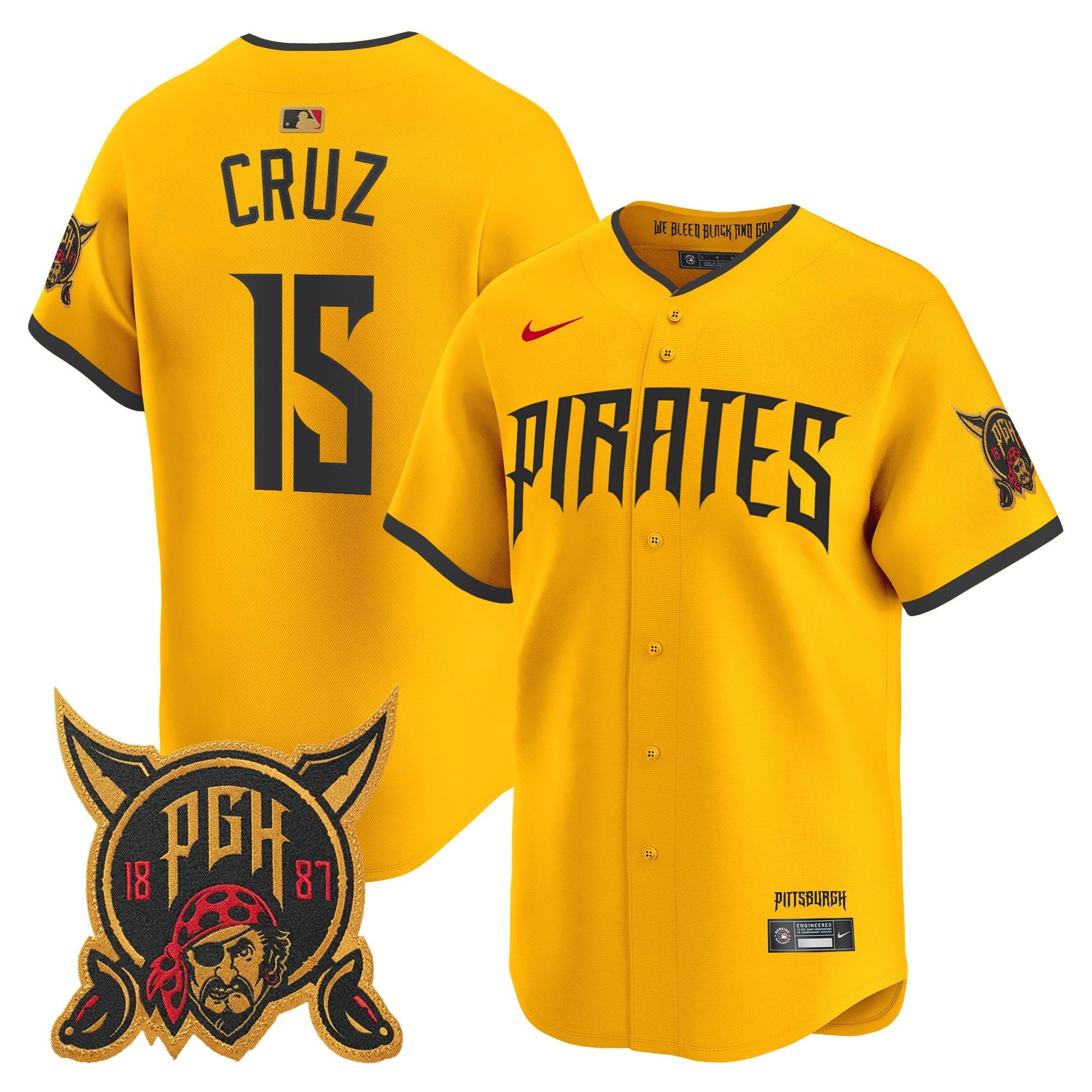 Men's Pittsburgh Pirates 2026 City Connect Vapor Premier Limited Jersey - All Stitched