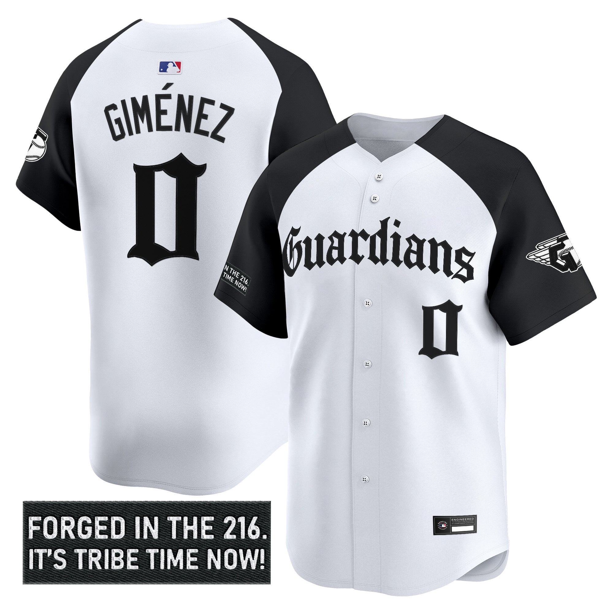Men's Cleveland Guardians 'Gothic Iron Edition' Vapor Premier Limited Jersey - All Stitched