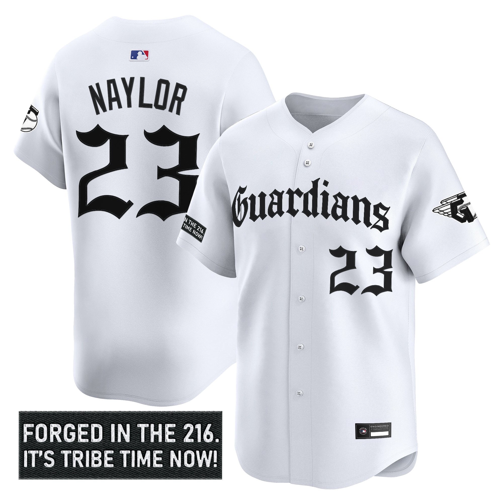 Men's Cleveland Guardians 'Gothic Iron Edition' Vapor Premier Limited Jersey - All Stitched