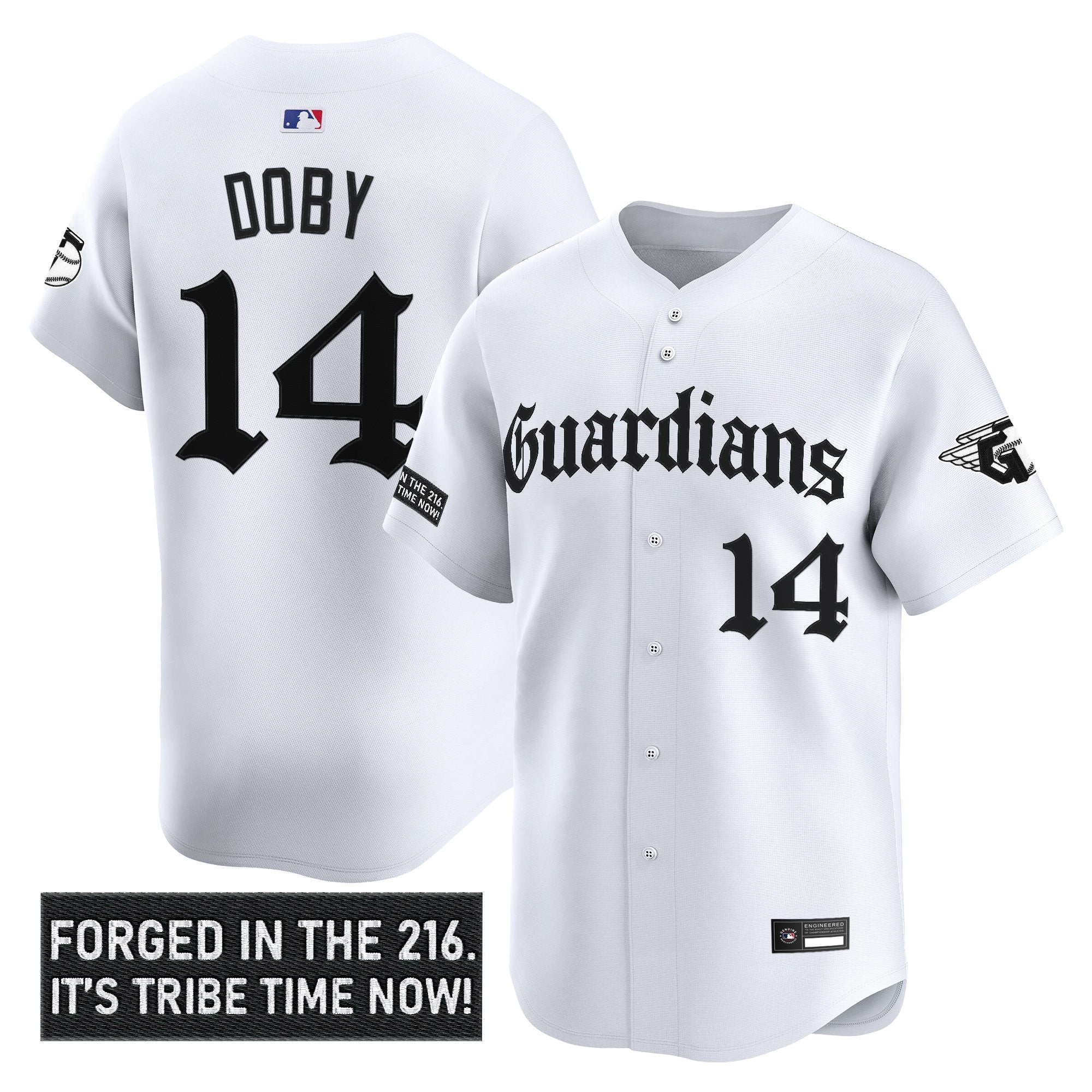 Men's Cleveland Guardians 'Gothic Iron Edition' Vapor Premier Limited Jersey - All Stitched