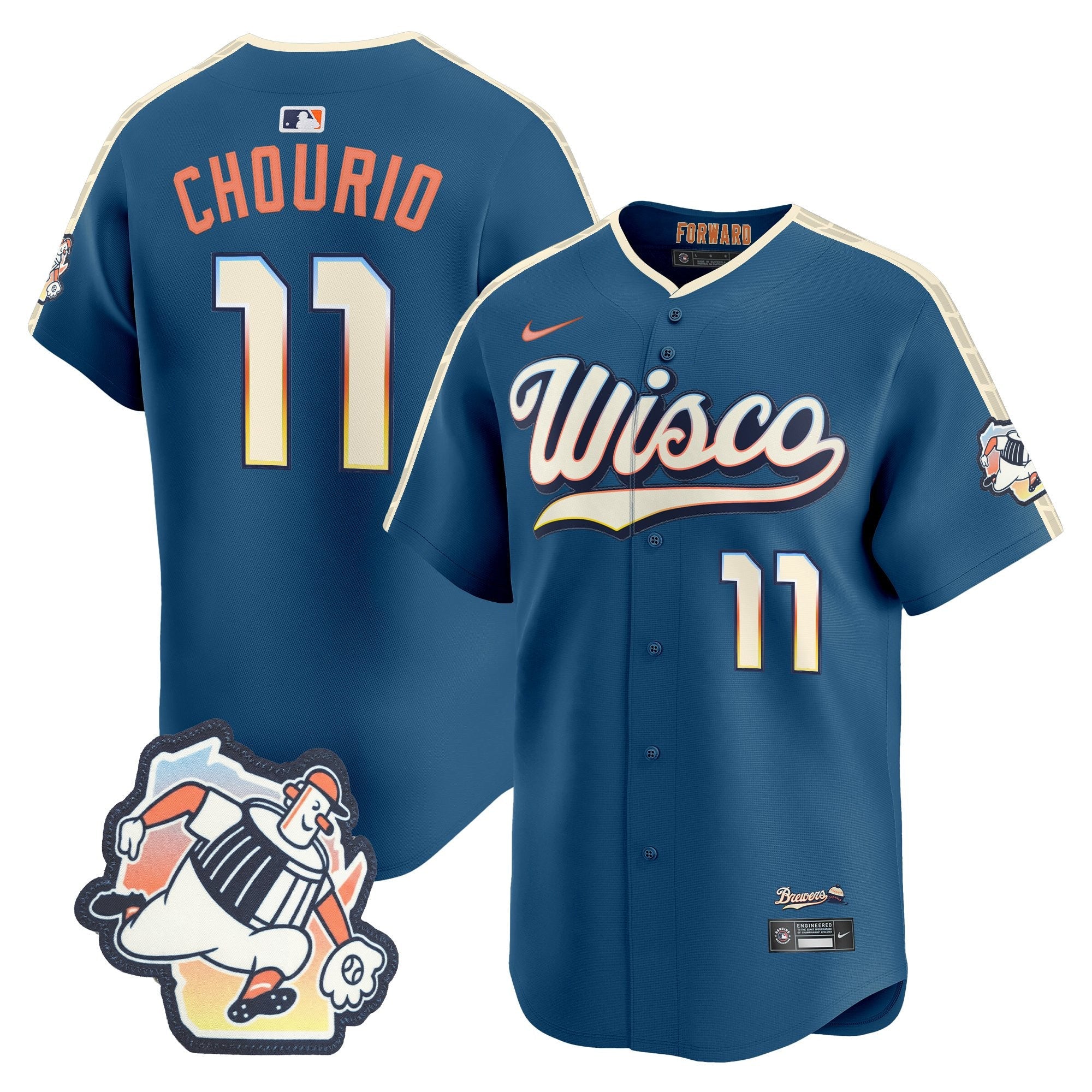 Milwaukee Brewers 2026 City Connect Vapor Premier Limited Jersey - All Stitched