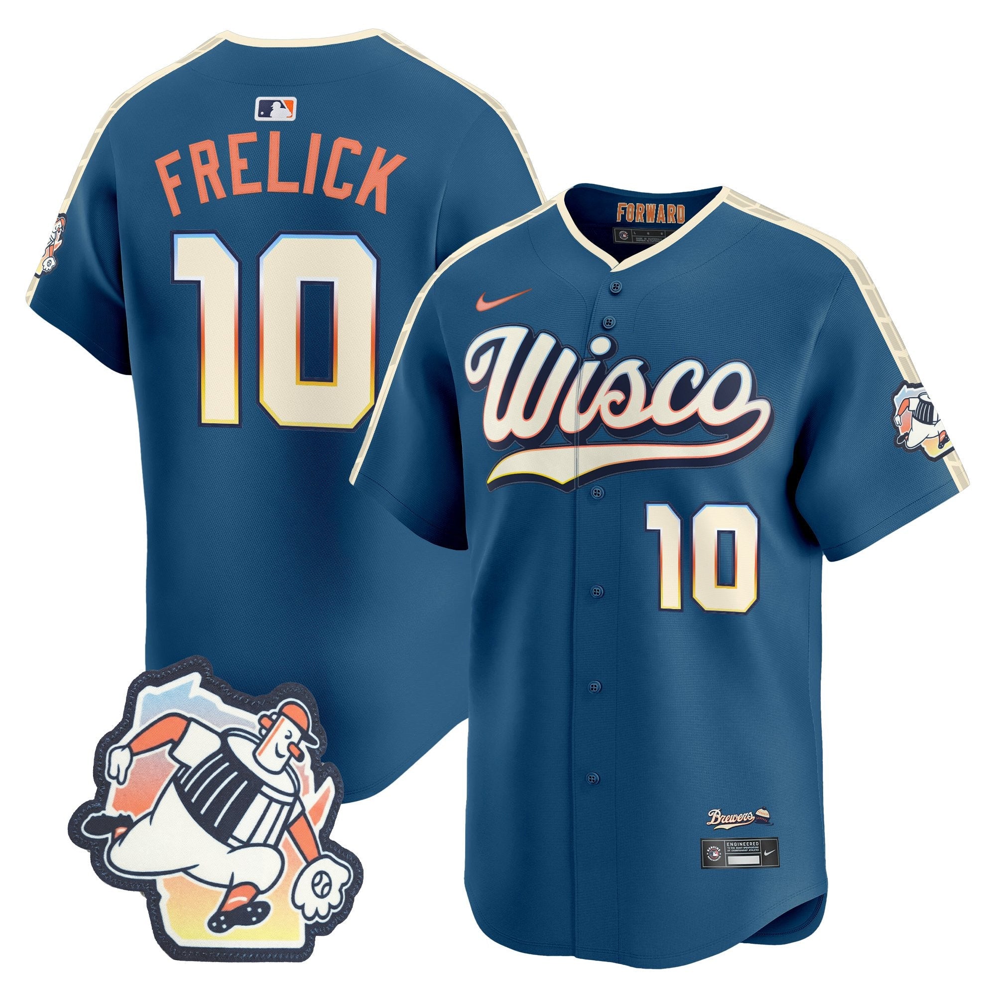 Milwaukee Brewers 2026 City Connect Vapor Premier Limited Jersey - All Stitched