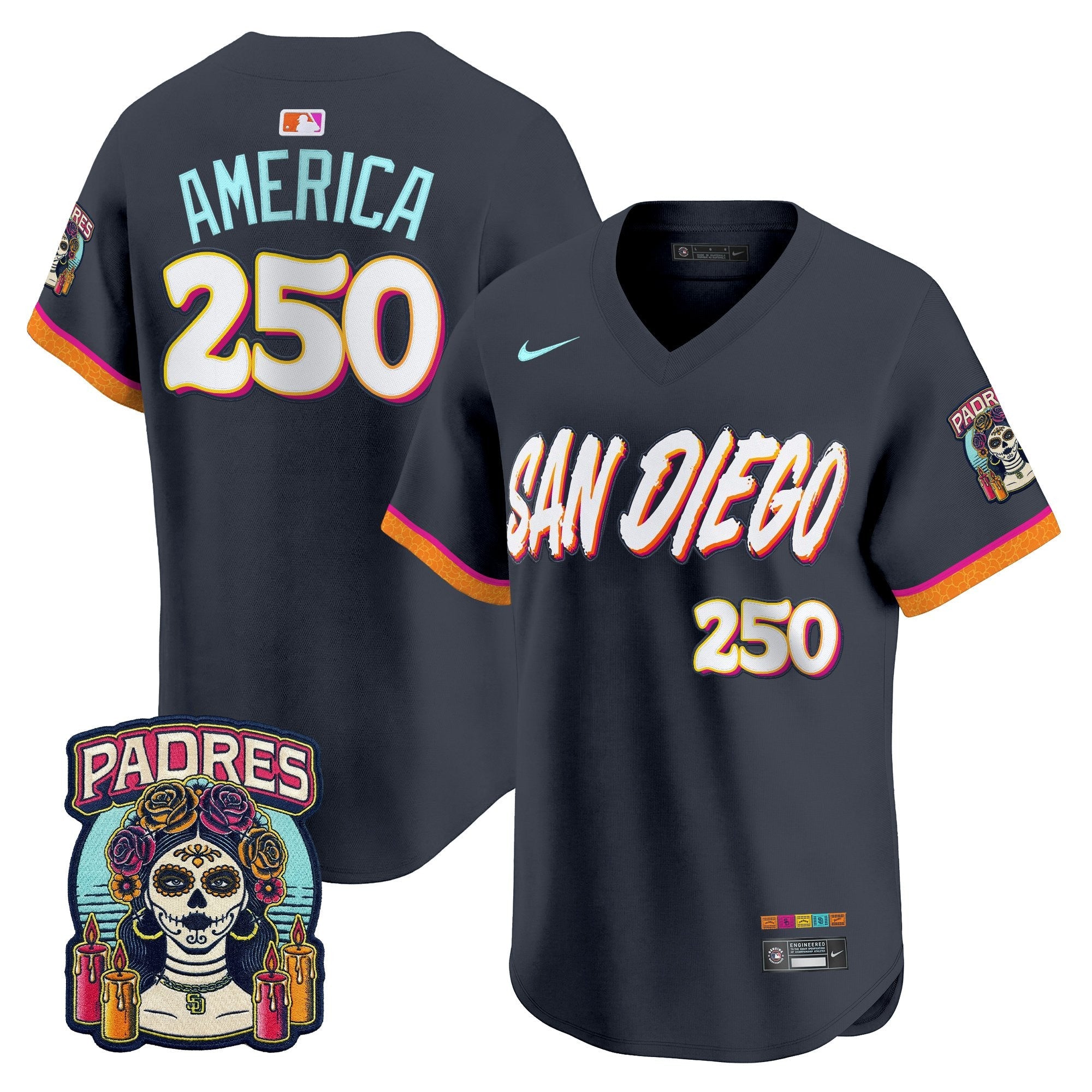 San Diego Padres 2026 City Connect Vapor Premier Limited Jersey V2 - All Stitched