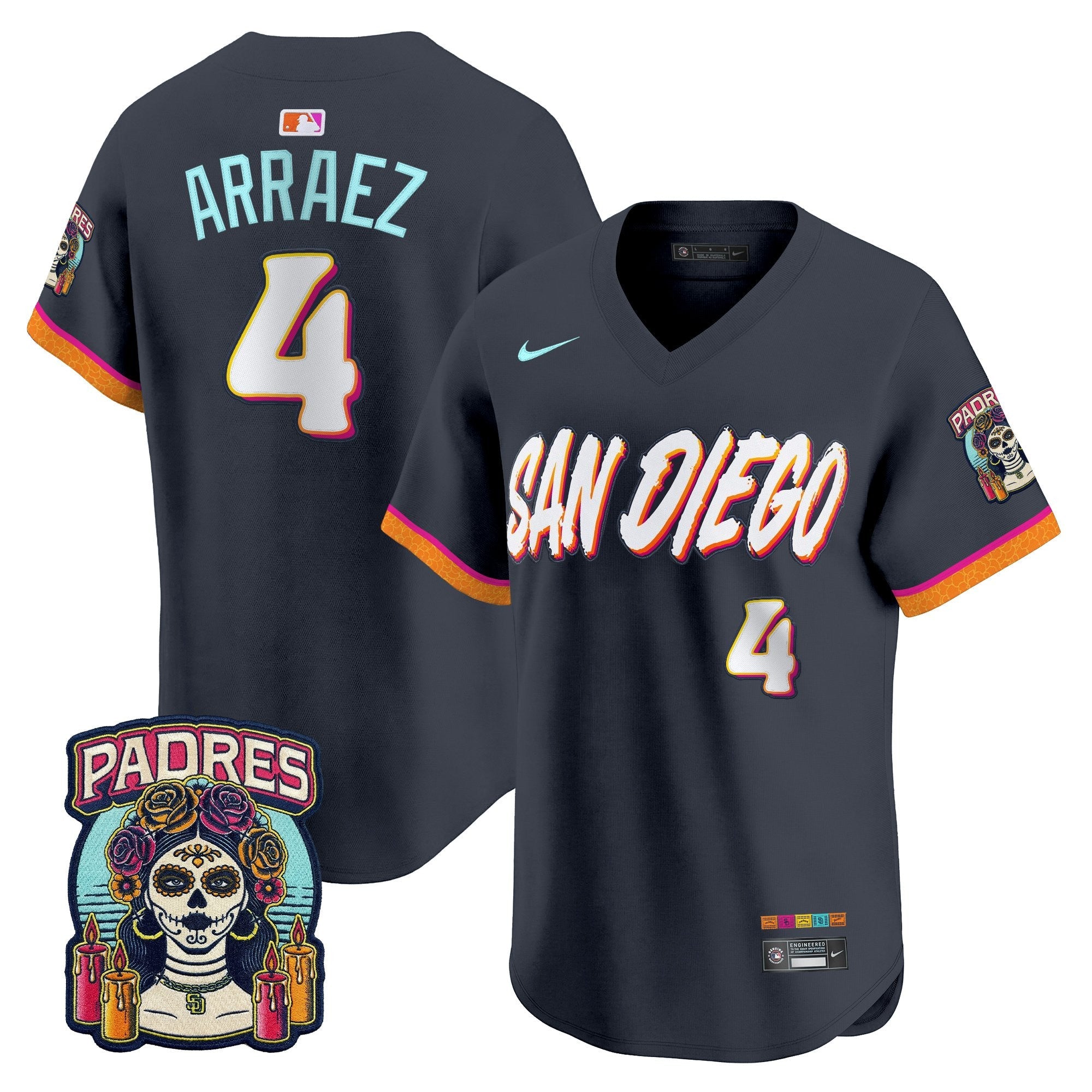 San Diego Padres 2026 City Connect Vapor Premier Limited Jersey V2 - All Stitched