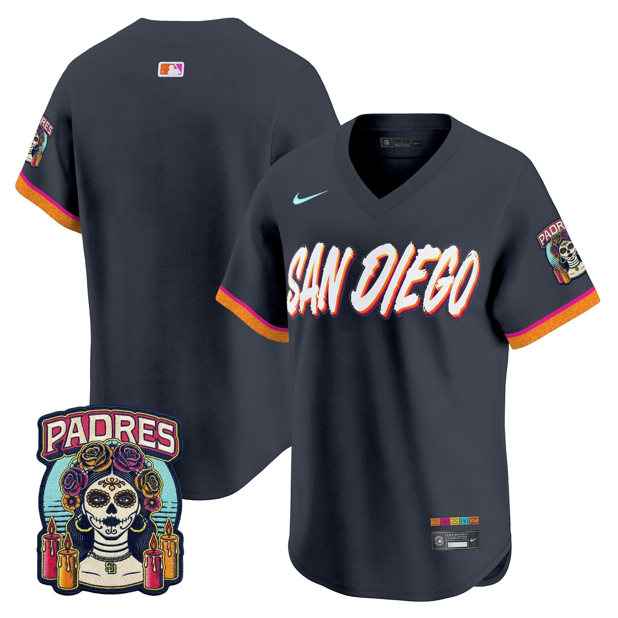 San Diego Padres 2026 City Connect Vapor Premier Limited Jersey V2 - All Stitched