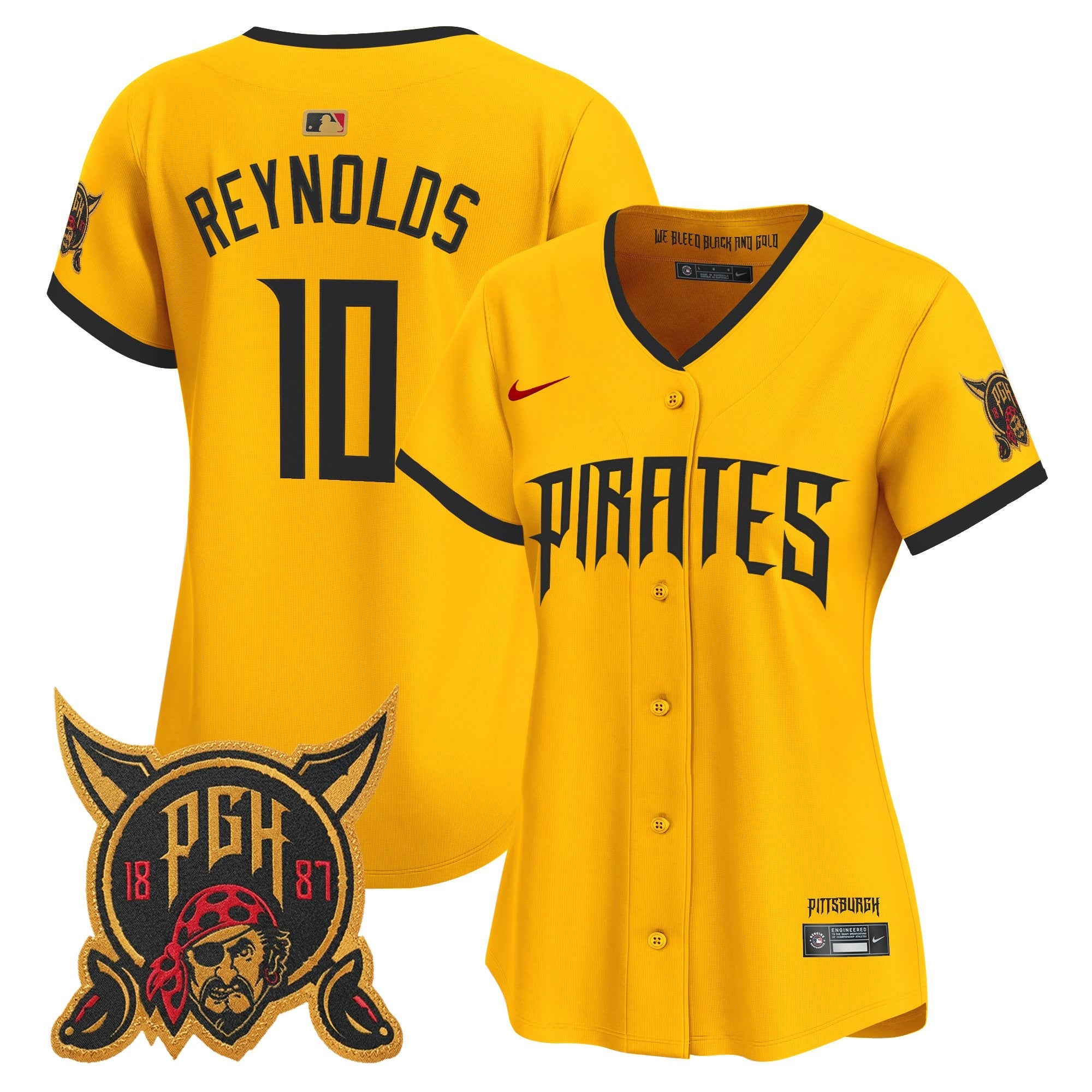 Women's Pittsburgh Pirates 2026 City Connect Vapor Premier Limited Jersey - All Stitched
