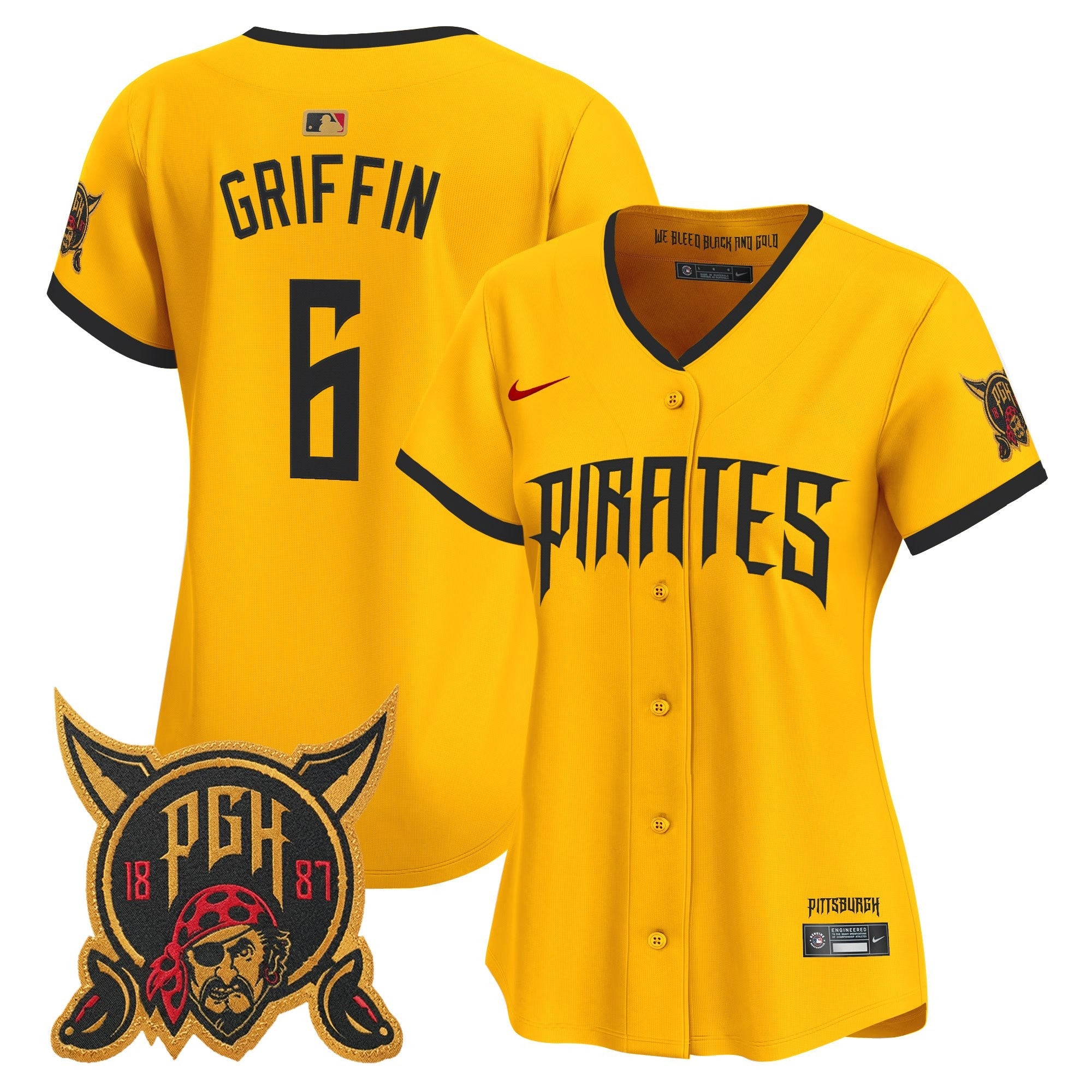 Women's Pittsburgh Pirates 2026 City Connect Vapor Premier Limited Jersey - All Stitched