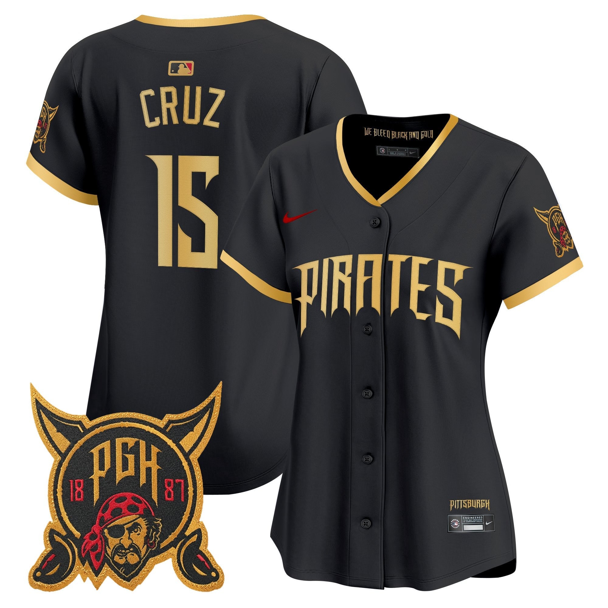 Women's Pittsburgh Pirates 2026 City Connect Vapor Premier Limited Jersey - All Stitched
