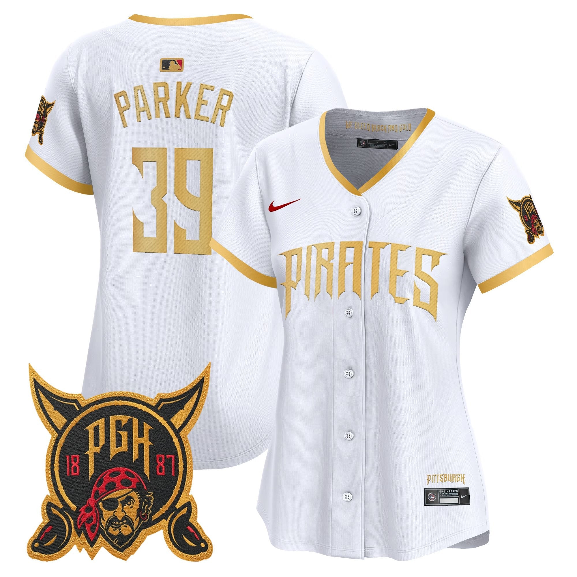 Women's Pittsburgh Pirates 2026 City Connect Vapor Premier Limited Jersey - All Stitched