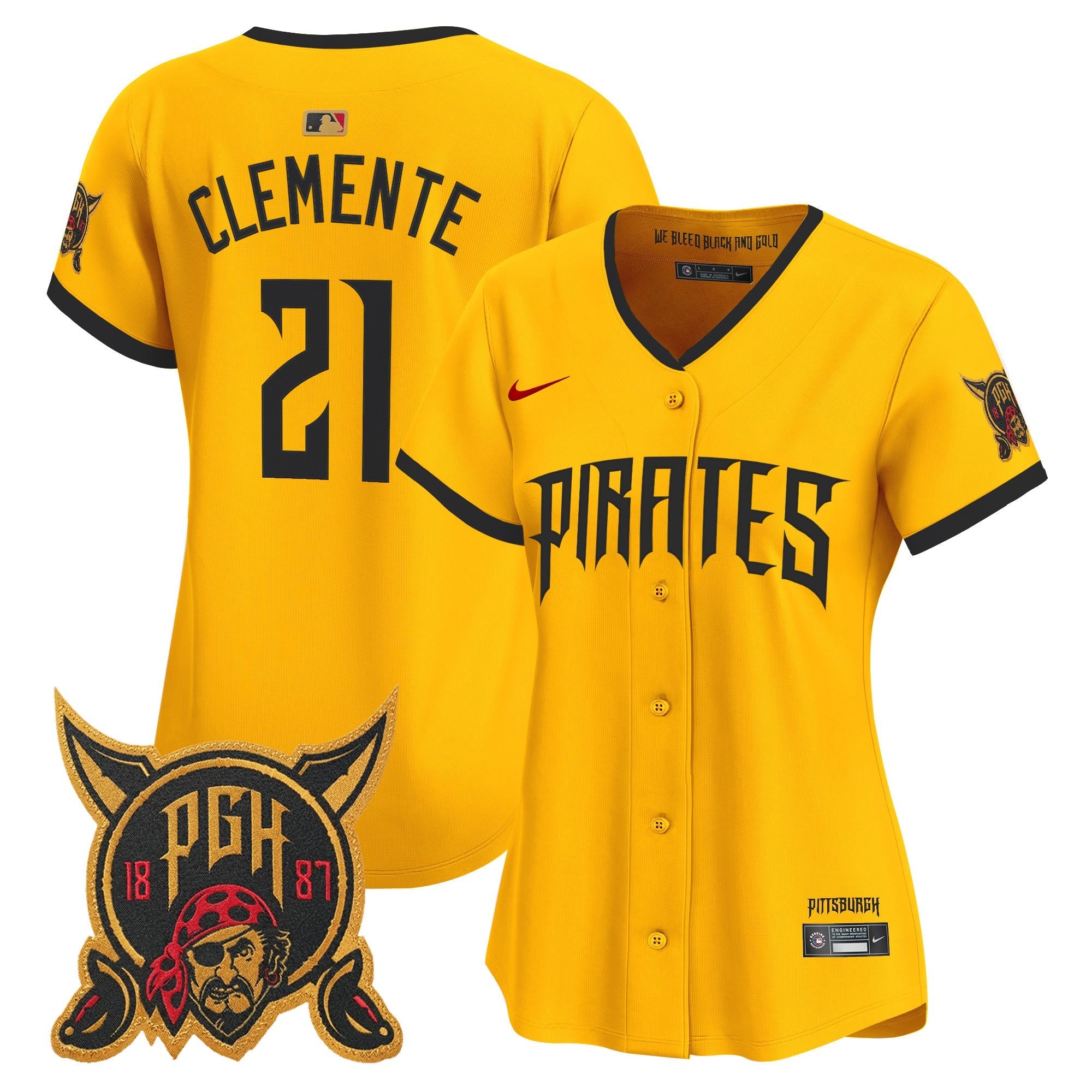 Women's Pittsburgh Pirates 2026 City Connect Vapor Premier Limited Jersey - All Stitched