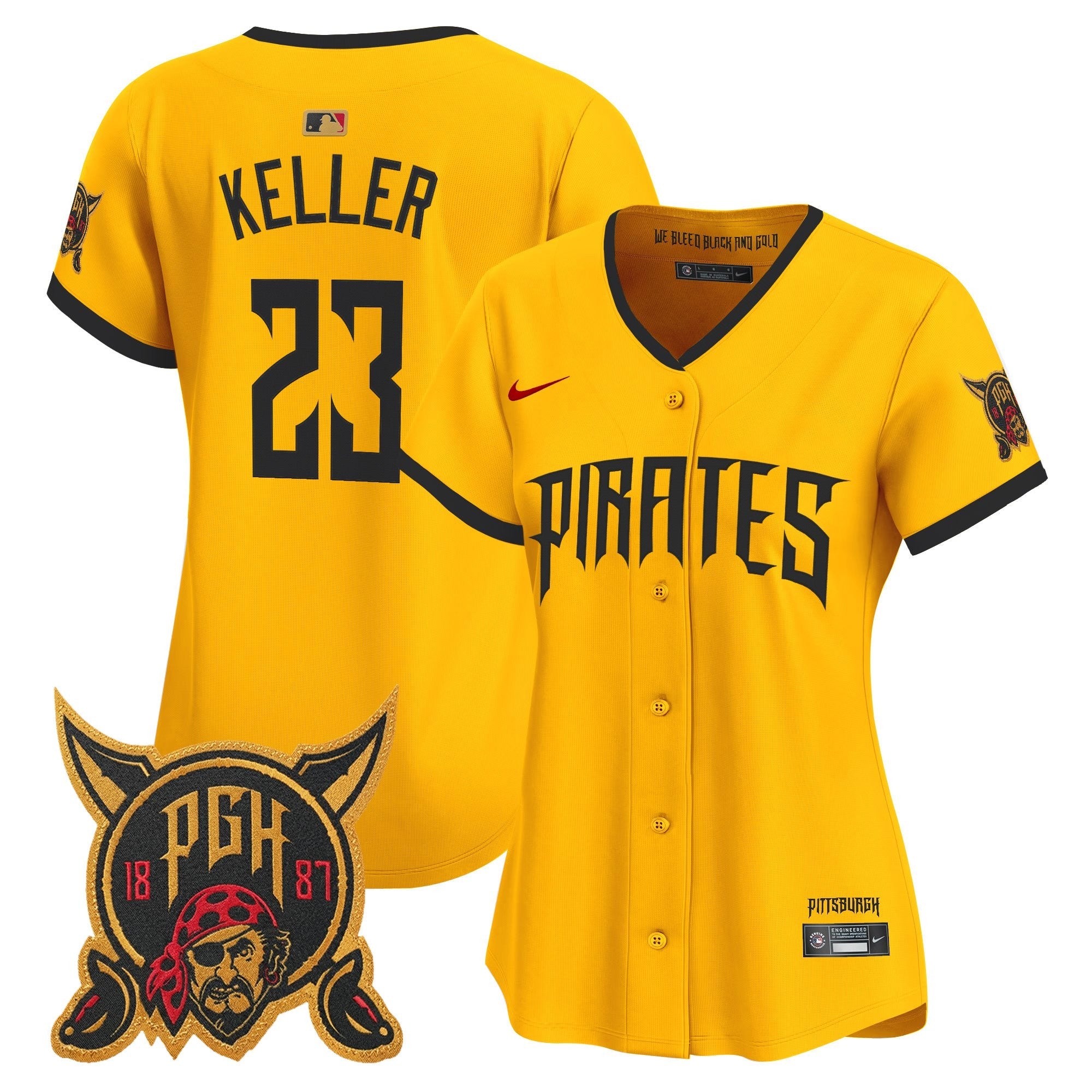 Women's Pittsburgh Pirates 2026 City Connect Vapor Premier Limited Jersey - All Stitched