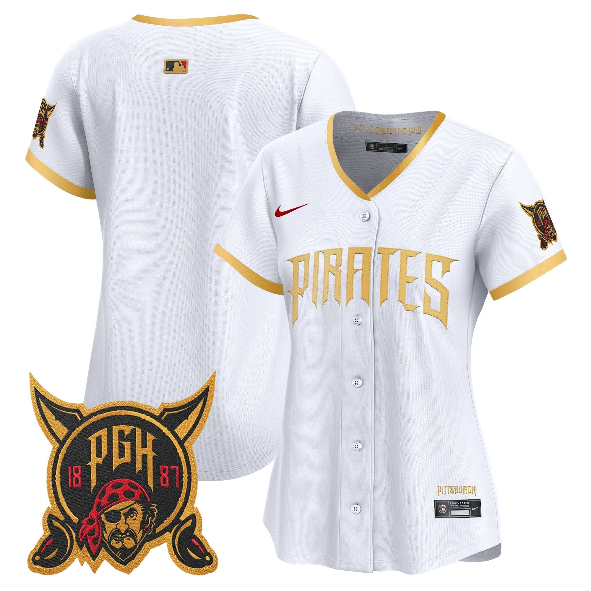 Women's Pittsburgh Pirates 2026 City Connect Vapor Premier Limited Jersey - All Stitched