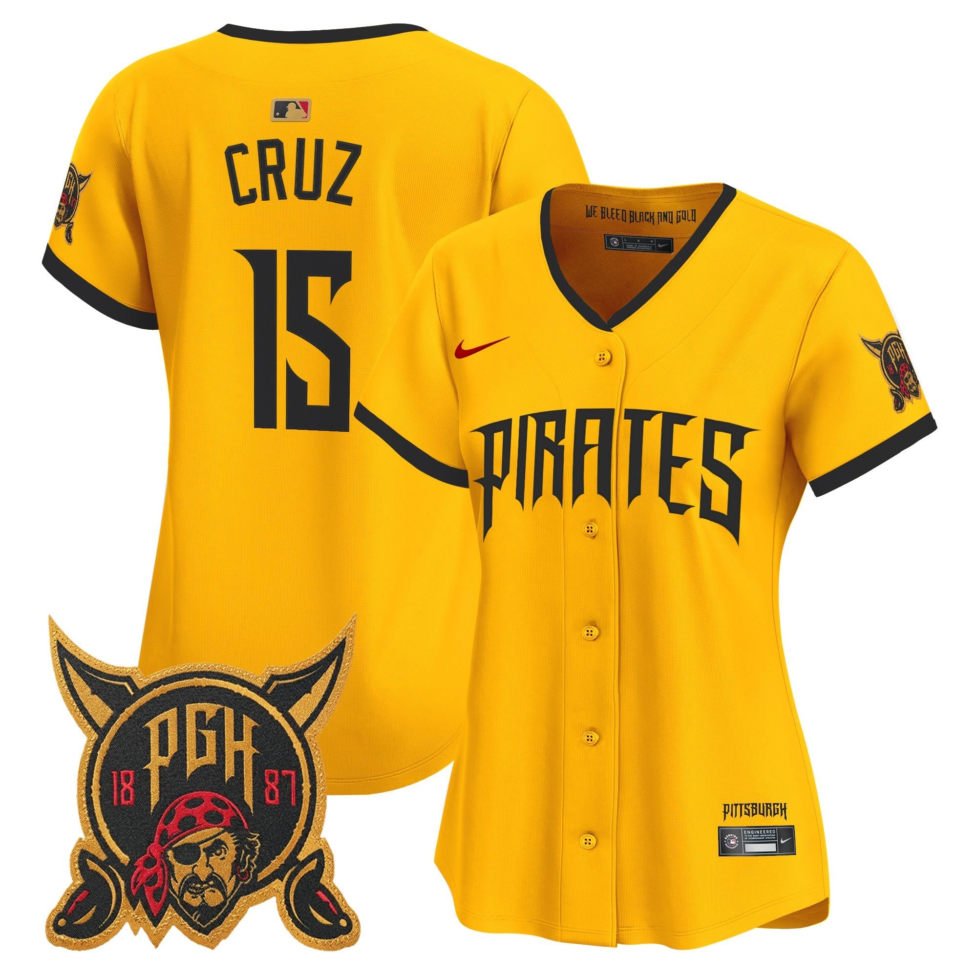 Women's Pittsburgh Pirates 2026 City Connect Vapor Premier Limited Jersey - All Stitched