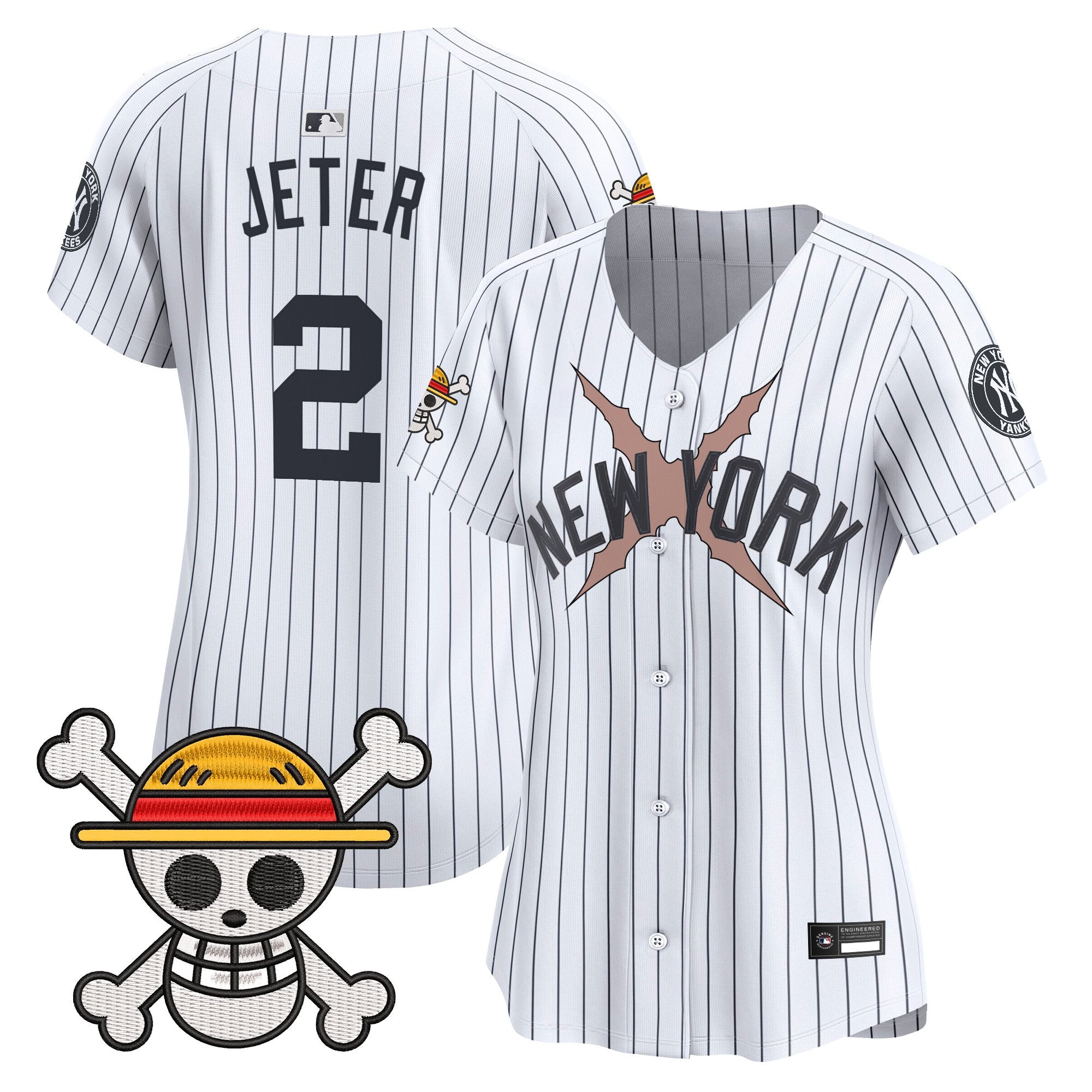 Women's New York Yankees x One Piece Vapor Premier Limited Jersey - Stitched